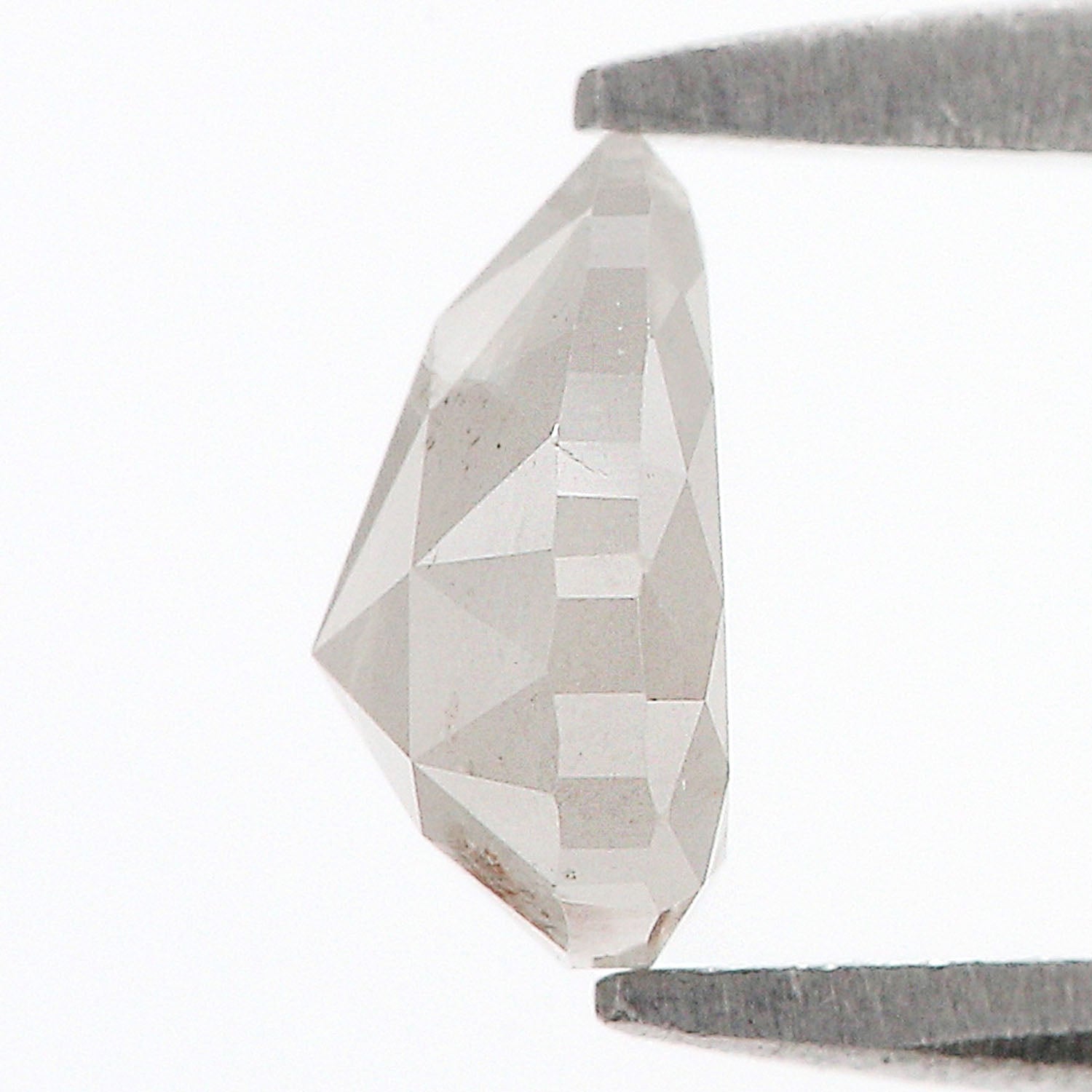0.85 CT Natural Loose Pear Shape Diamond White Color Pear Cut Diamond 6.50 MM Natural Loose Grey Color Diamond Pear Rose Cut Diamond LQ8978