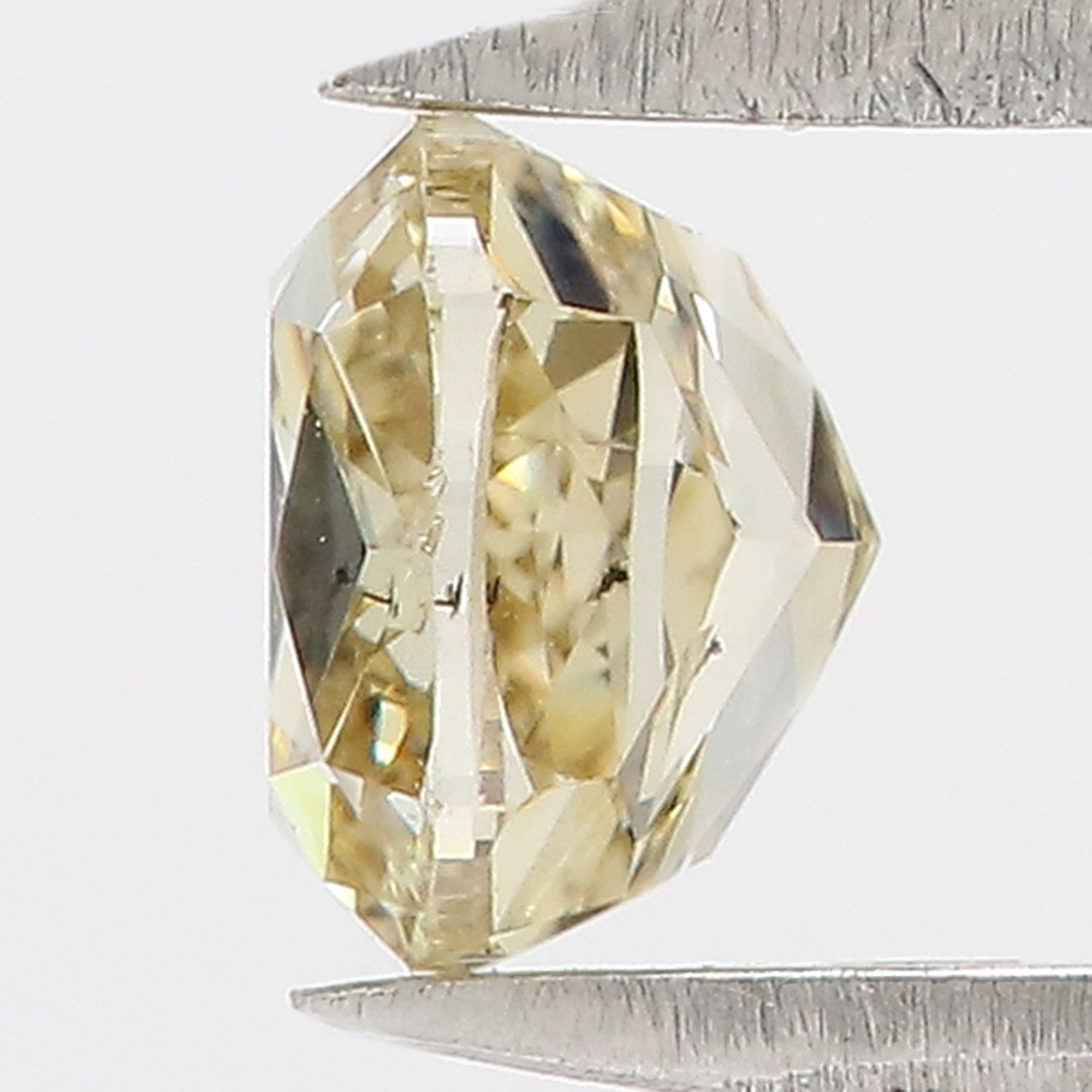 0.71 CT Natural Loose Cushion Shape Diamond Yellow Color Cushion Diamond 4.90 MM Natural Brown Diamond Cushion Brilliant Cut Diamond QL5778