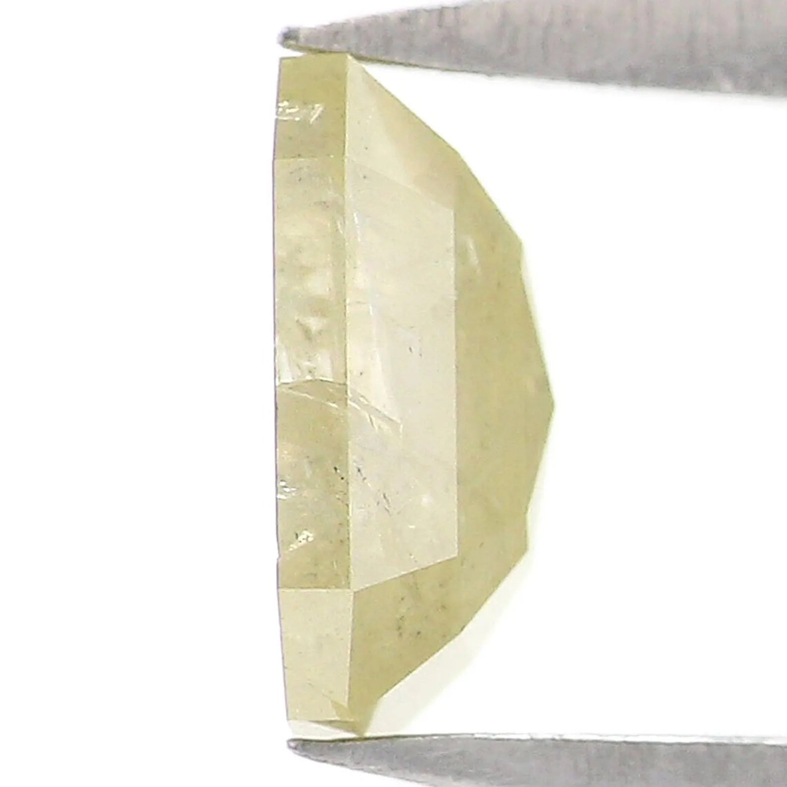 0.67 CT Natural Loose Emerald Shape Diamond Yellow Color Emerald Diamond 6.10 MM Natural Loose Grey Color Emerald Rose Cut Diamond NQ7455