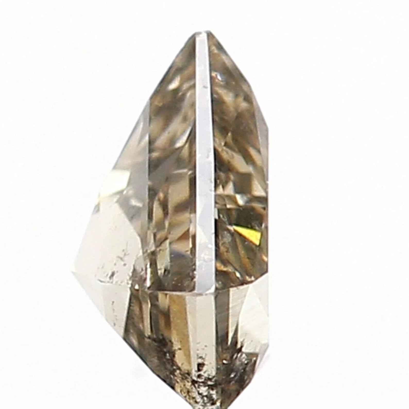 0.37 Ct Natural Loose Shield Cut Diamond Salt And Pepper Shield Shape Diamond 5.00 MM Natural Loose Black Color Shield Cut Diamond NQ917