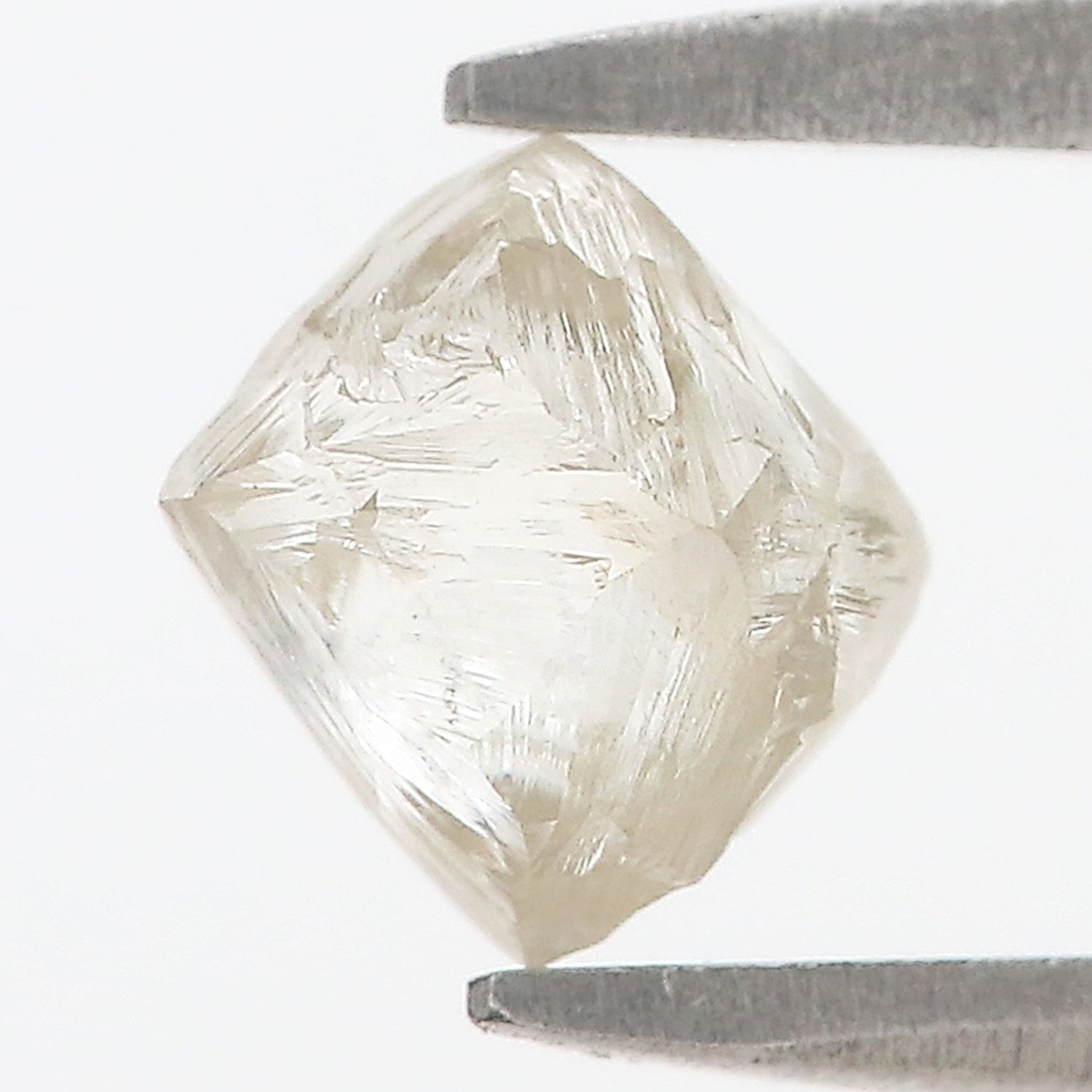 1.33 CT Natural Loose Rough Shape Diamond White-J Color Irregular Cut Diamond 5.25 MM Natural Diamond J Color Rough UnCut Diamond L3488