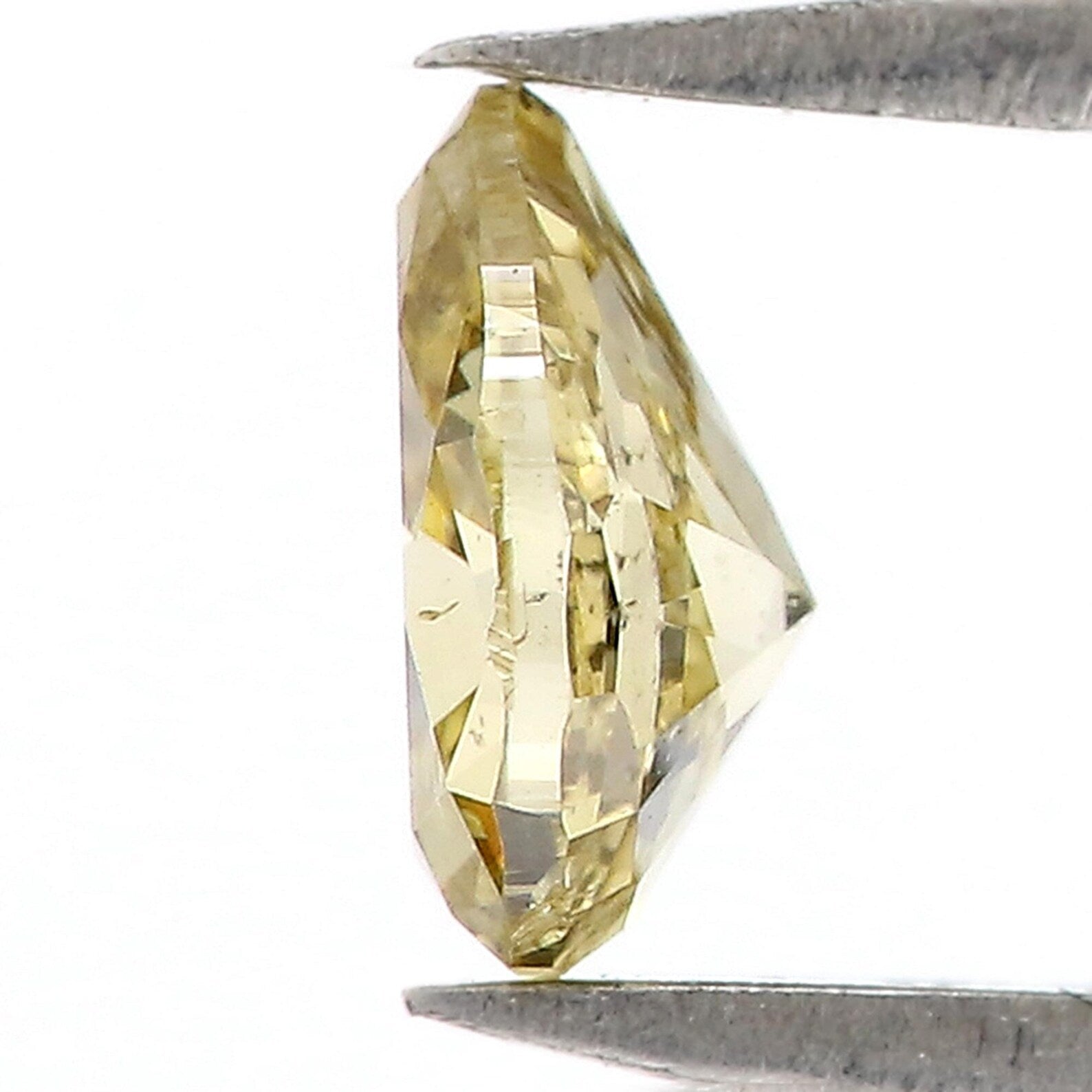 0.53 Ct Natural Loose Pear Shape Diamond Yellow Color Pear Cut Diamond 6.00 MM Natural Loose Yellow Color Pear Brilliant Cut Diamond QN6985