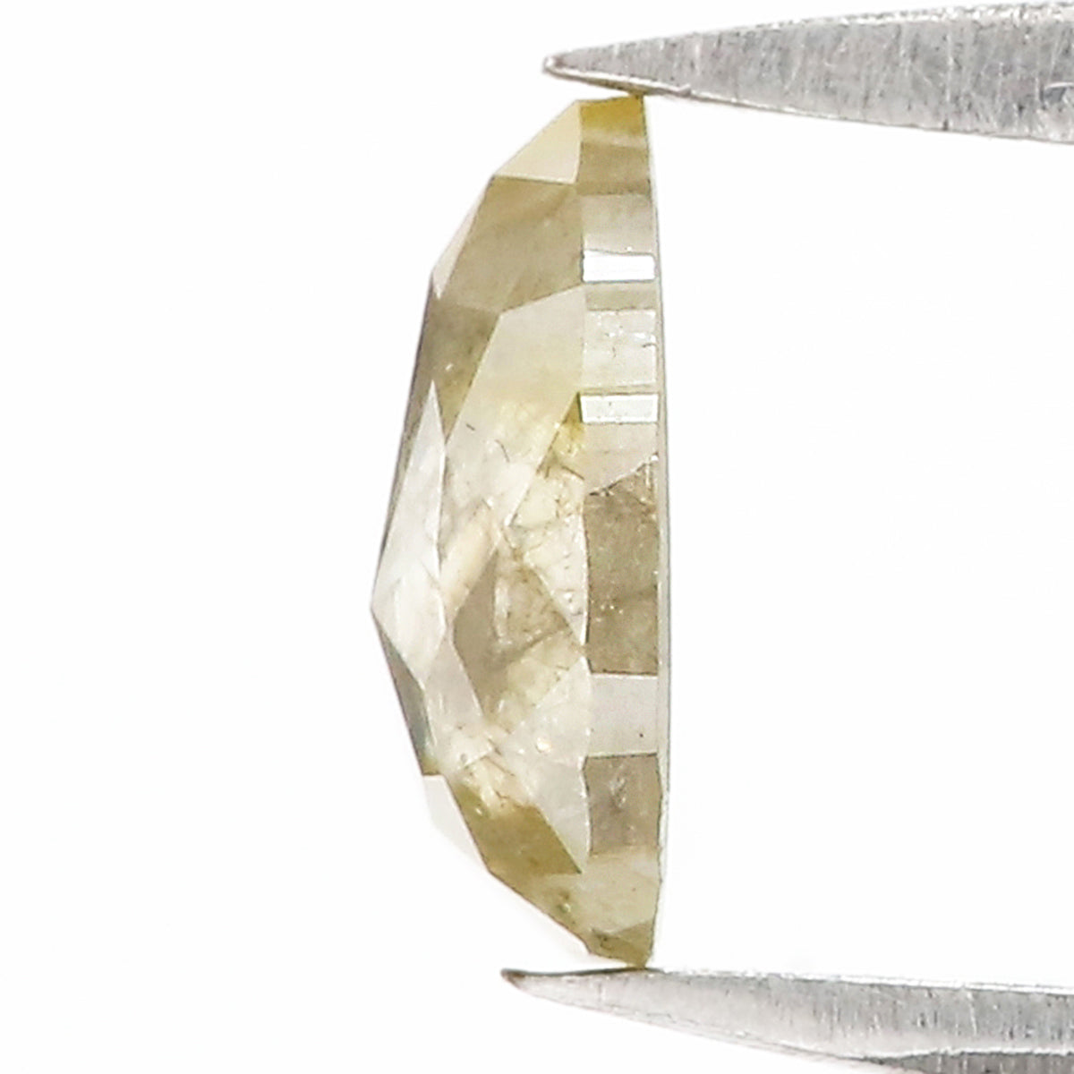 0.63 CT Natural Loose Pear Shape Diamond Yellow Color Pear Shape Diamond 6.75 MM Natural Loose Grey Diamond Pear Rose Cut Diamond LQ3087