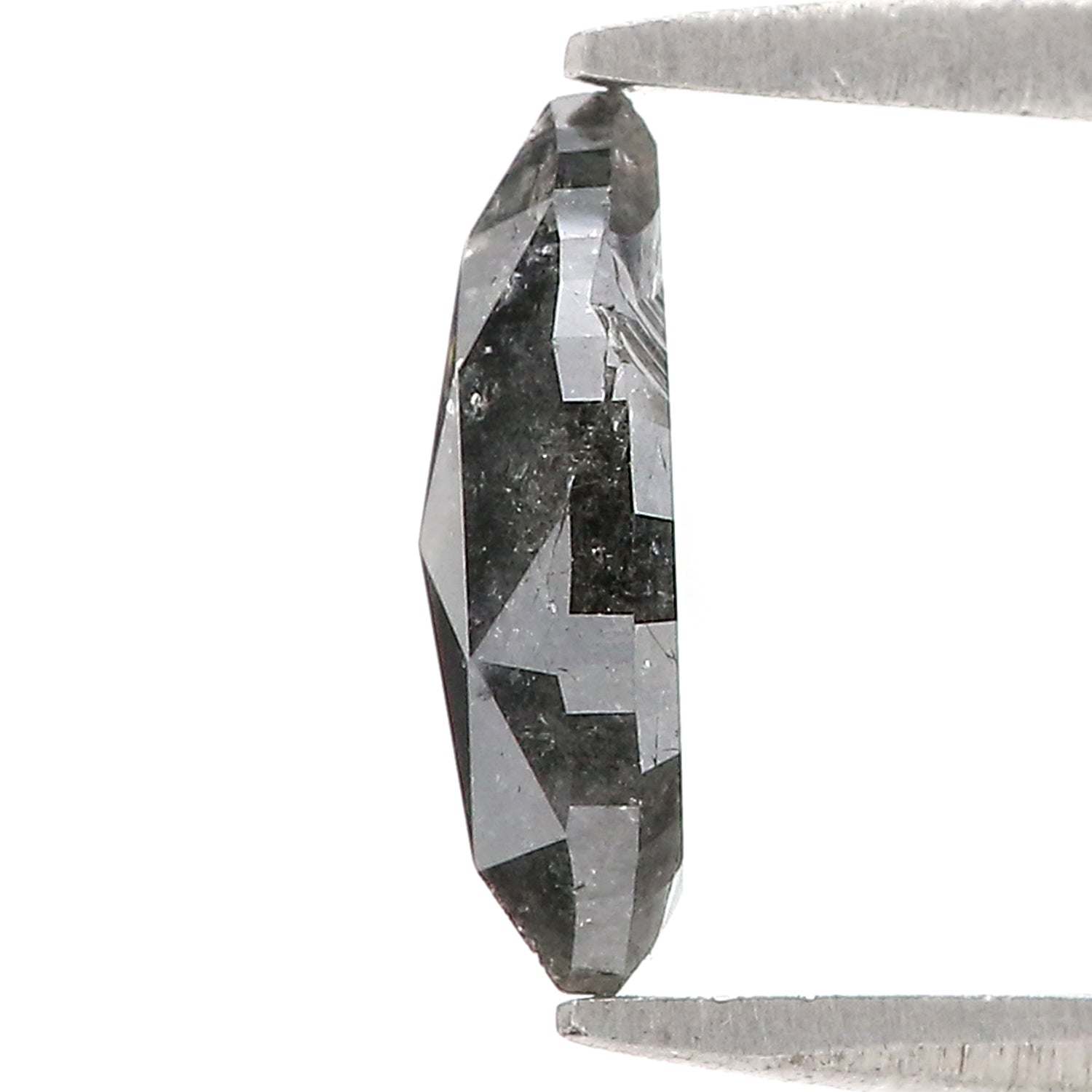1.08 CT Natural Loose Marquise Shape Diamond Salt And Pepper Marquise Rose Cut Diamond 9.70 MM Black Grey Color Marquise Cut Diamond QL1200