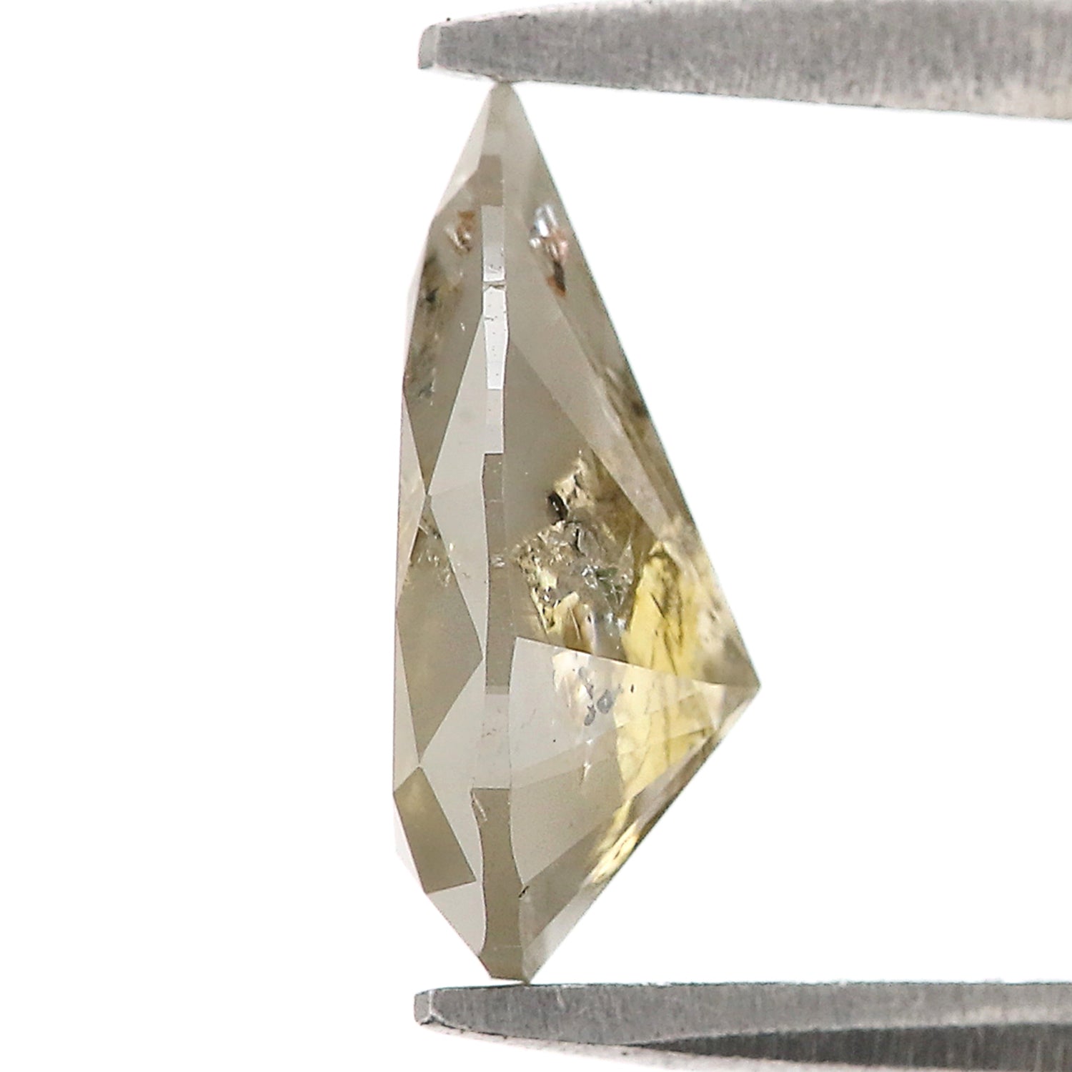 1.45 CT Natural Loose Pear Shape Diamond Grey Color Pear Cut Diamond 9.65 MM Natural Loose Diamond Pear Brilliant Cut Diamond N2667