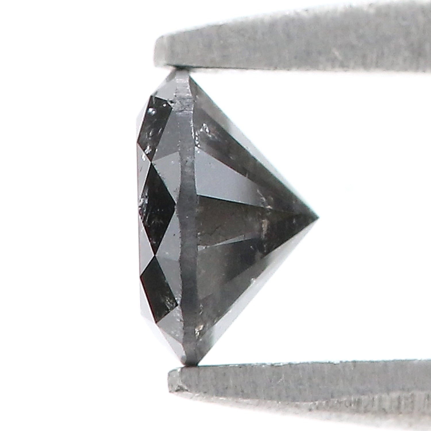 0.43 CT Natural Loose Round Shape Diamond Black Grey Color Round Shape Diamond 4.75 MM Salt And Pepper Round Brilliant Cut Diamond QL5995