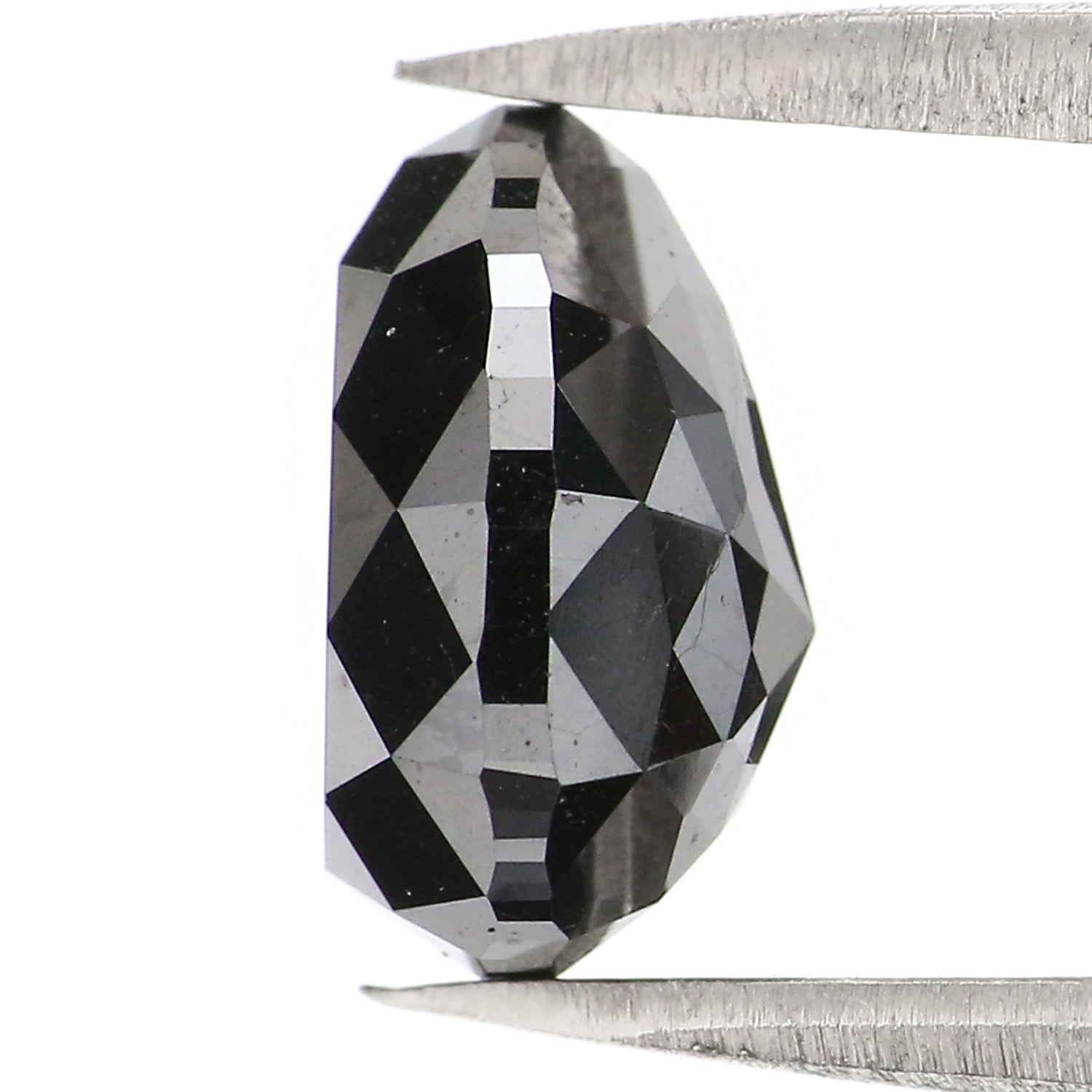 3.03 CT Natural Loose Pear Shape Diamond Black Color Pear Shape Diamond 9.45 MM Natural Loose Diamond Black Pear Rose Cut Diamond LQ2905