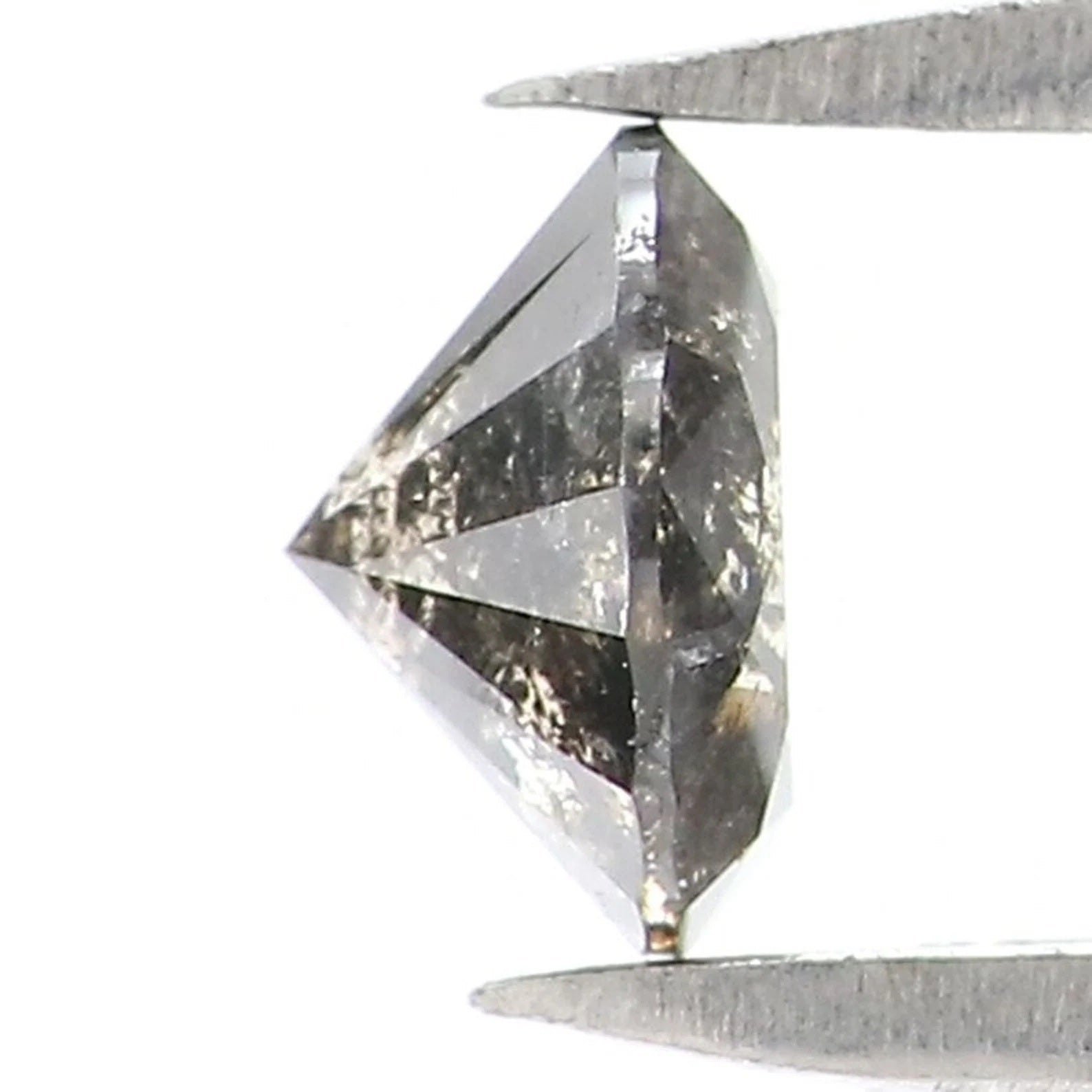 0.43 CT Natural Loose Round Shape Diamond Salt And Pepper Round Cut Diamond 4.80 MM Natural Black Color Round Brilliant Cut Diamond NQ8457