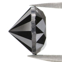 Natural Loose Round Diamond, Round Black Color Diamond, Natural Loose Diamond, Brilliant Cut Diamond, Round Cut, 2.26 CT Round Shape KDL2899