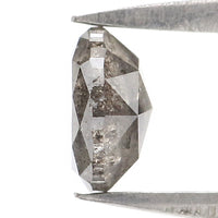 Natural Loose Round Rose Cut Diamond, Salt And Pepper Round Diamond, Natural Loose Diamond, Rose Cut Diamond, 0.93 CT Round Shape L2941