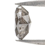 Natural Loose Round Rose Cut Diamond, Salt And Pepper Round Diamond, Natural Loose Diamond, Rose Cut Diamond, 0.93 CT Round Shape L2941