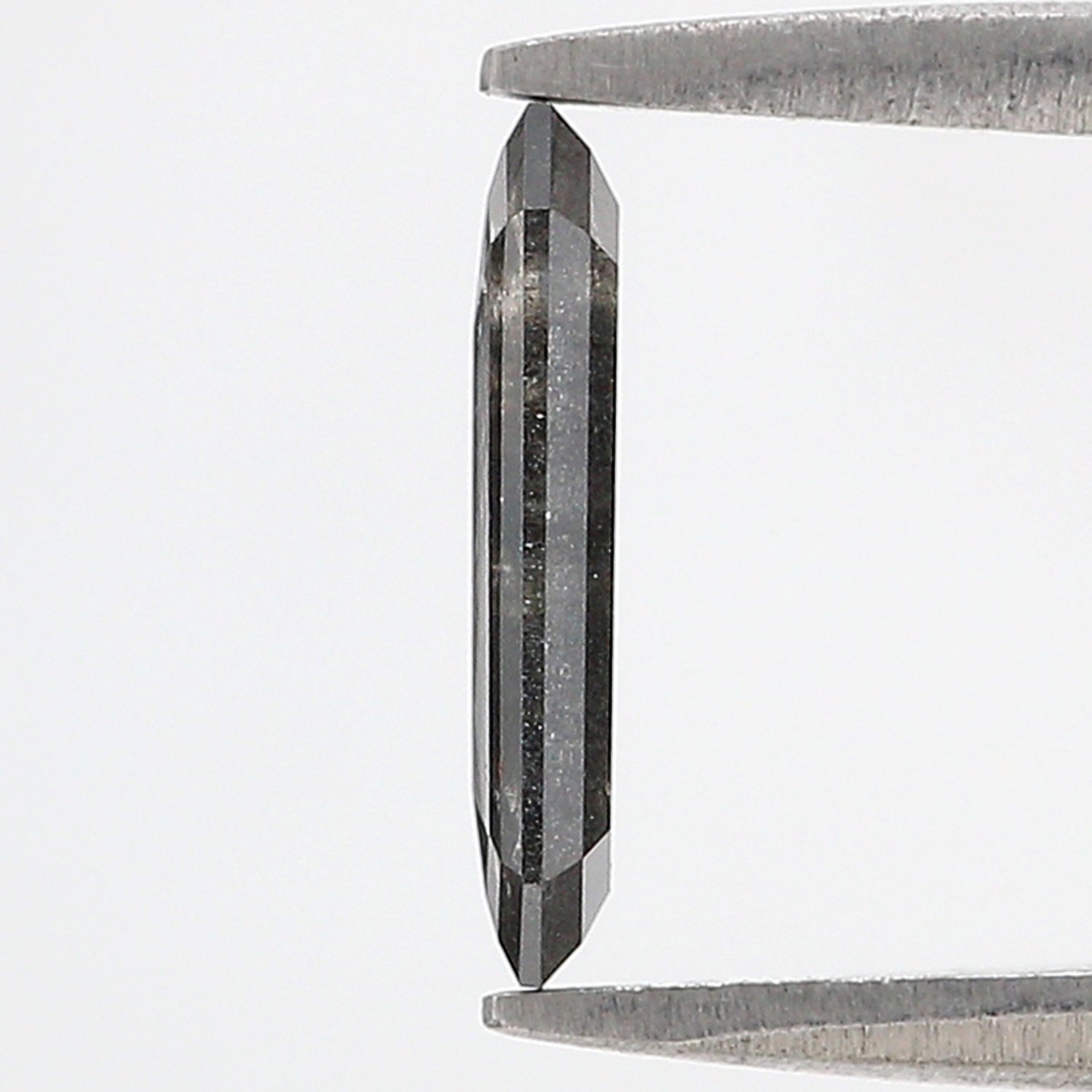 1.07 CT Emerald Rose Cut Salt And Pepper Lab Grown 10.10 MM Loose Diamond CVD Fancy Black Grey Color Lab Created Antique Cut Diamonds N2633