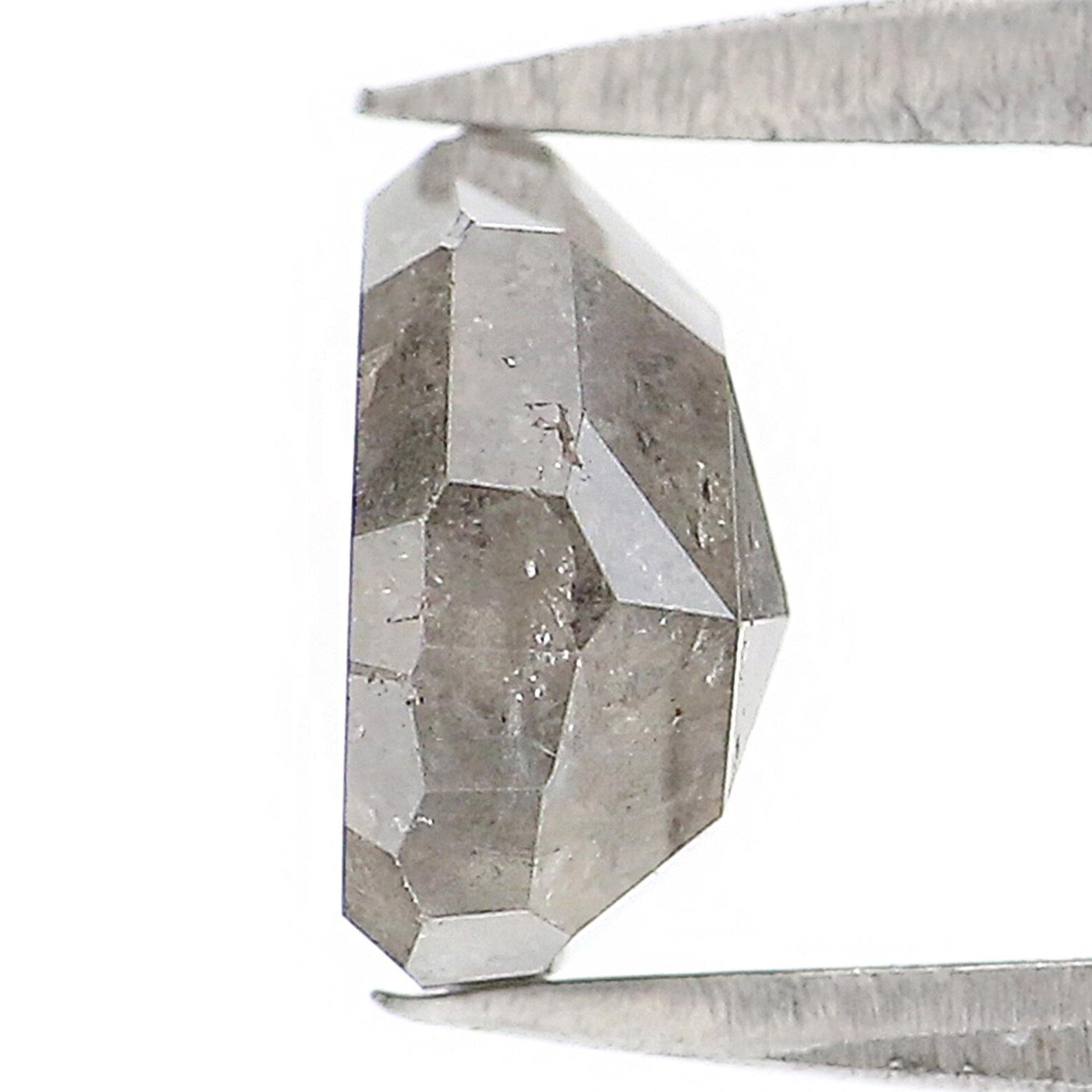 1.21 CT Natural Loose Triangle Shape Diamond Grey Triangle Cut Diamond 6.60 MM Natural Loose Diamond Triangle Shape Rose Cut Diamond NQ8147