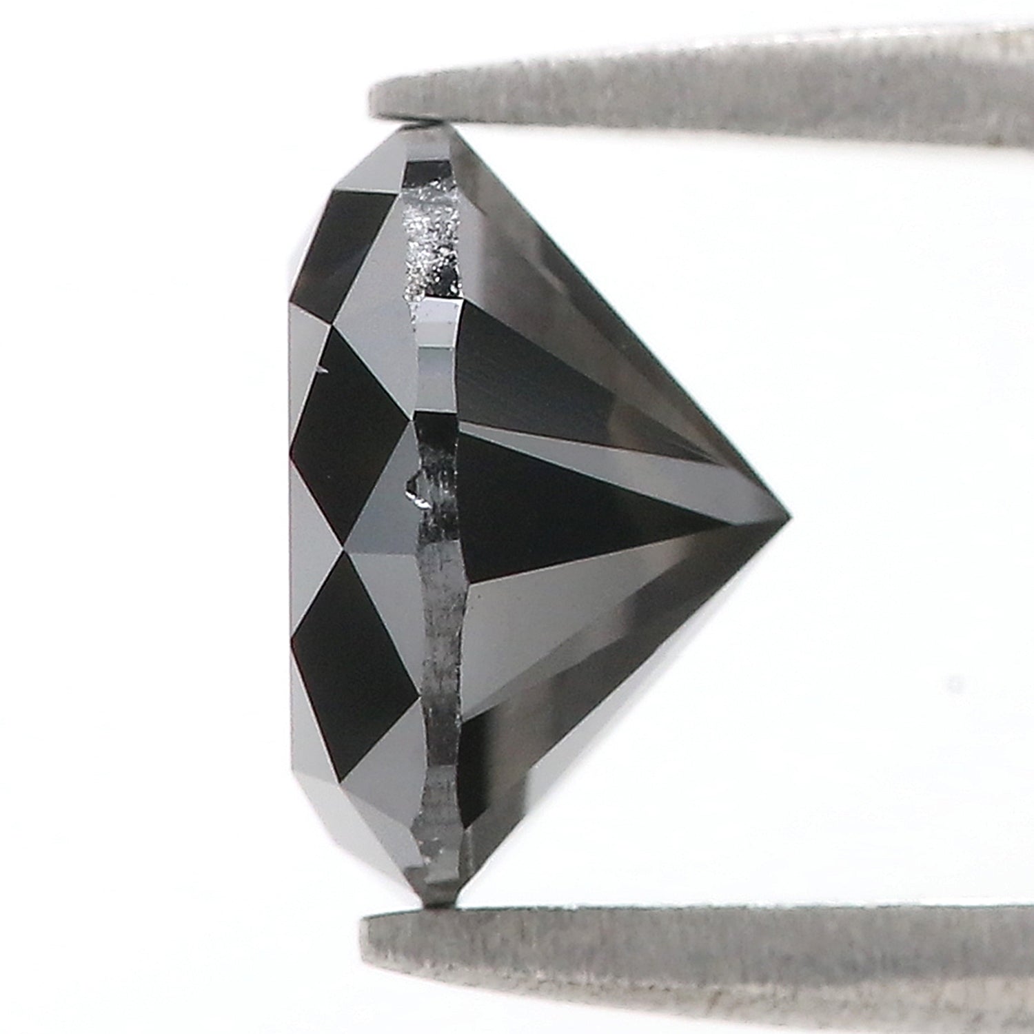 2.65 Ct Natural Loose Round Diamond Black Color Round Diamond 8.55 MM Natural Loose Diamond Black Color Round Brilliant Cut Diamond QL9631