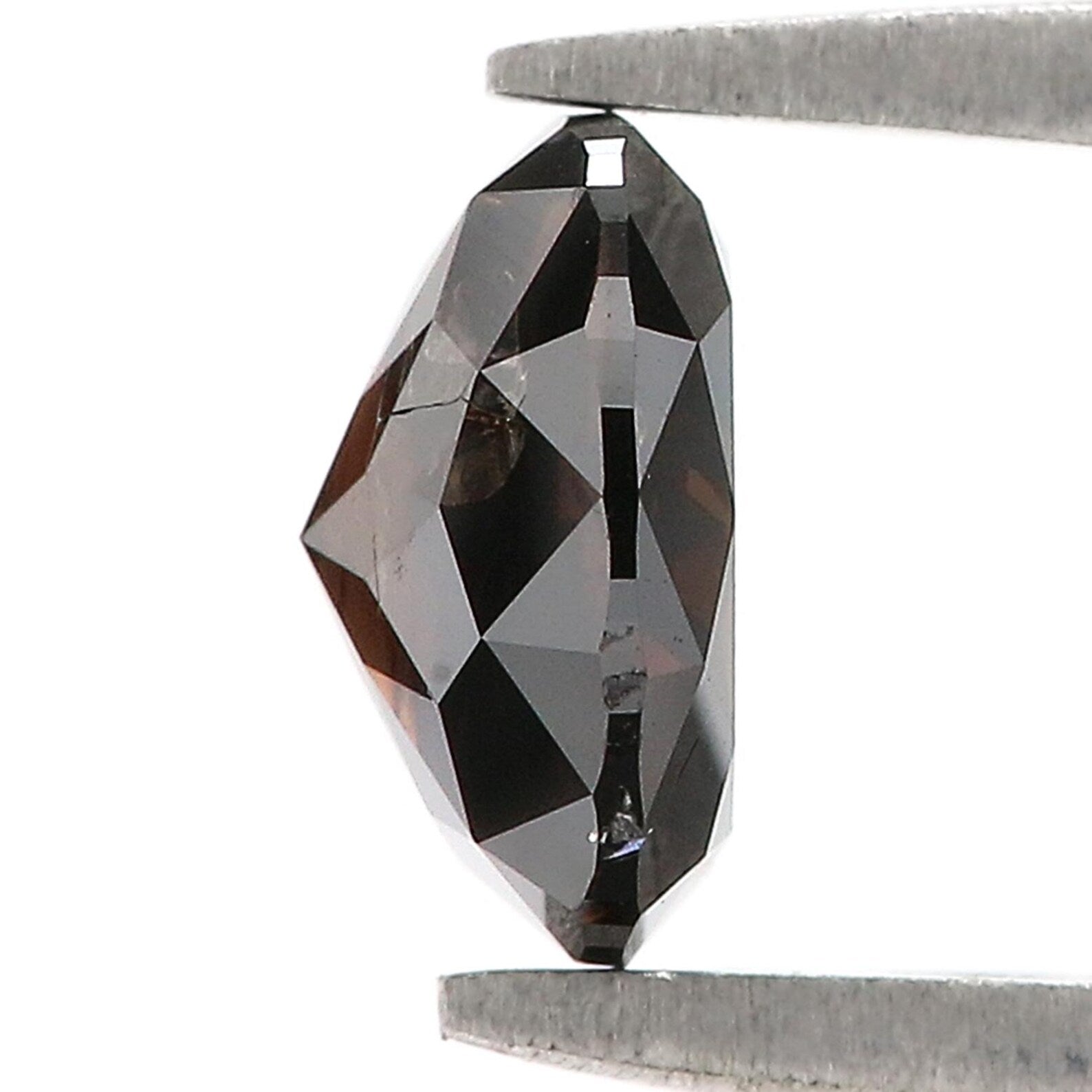 1.22 CT Natural Loose Oval Shape Diamond Brown Color Oval Cut Diamond 7.20 MM Natural Loose Diamond Brown Color Oval Rose Cut Diamond NQ1094