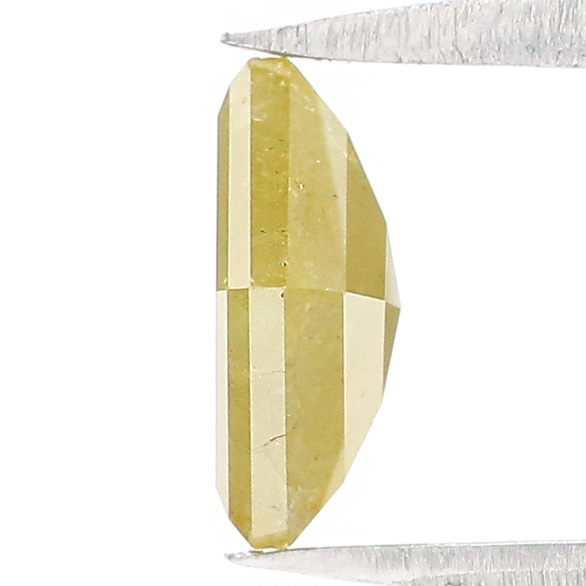 1.29 Ct Natural Loose Kite Shape Diamond Yellow Color Kite Shape Diamond 8.45 MM Natural Loose Diamond Yellow Kite Rose Cut Diamond QK2235