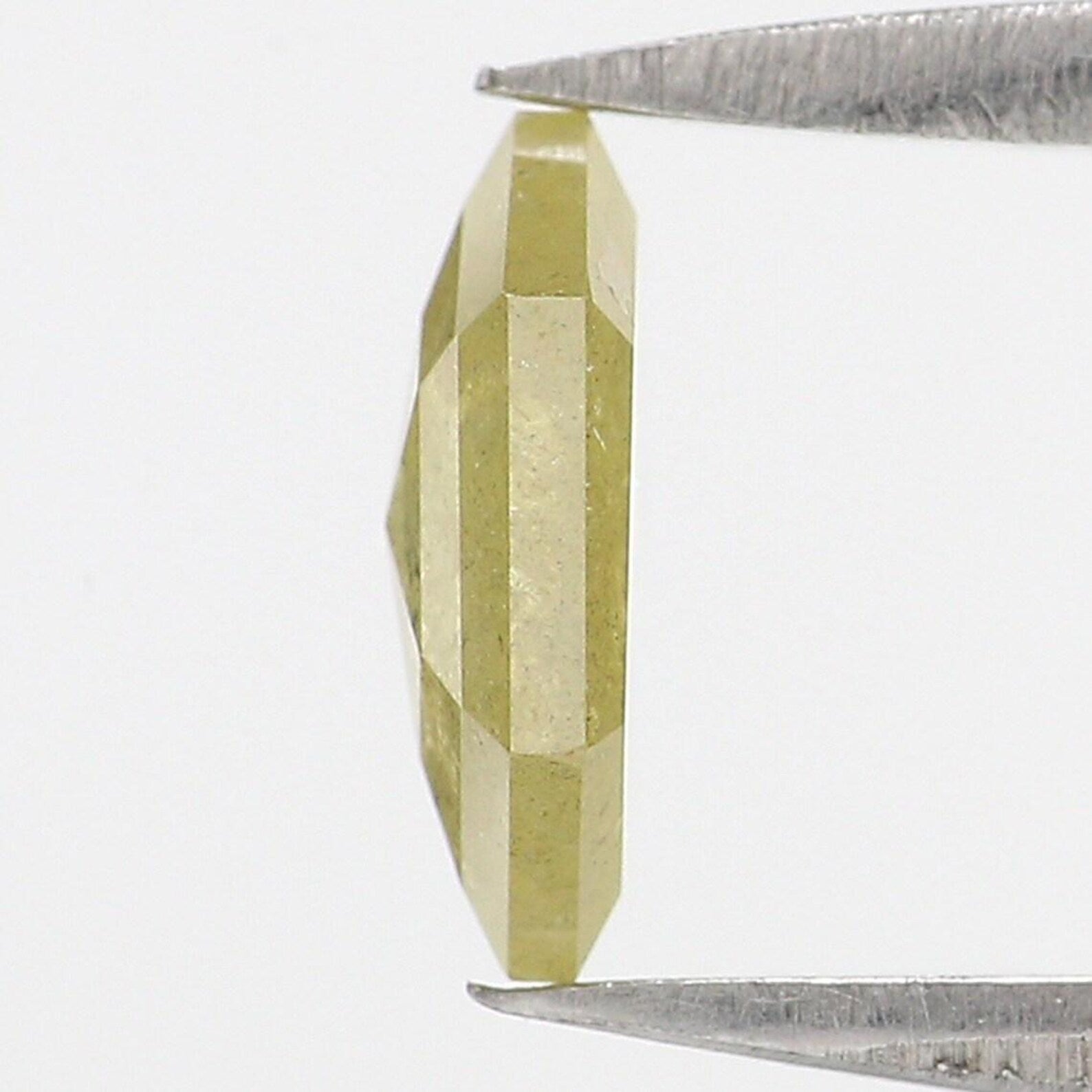 0.69 CT Natural Loose Hexagon Shape Diamond Yellow Color Hexagon Cut Diamond 7.20 MM Natural Loose Diamond Hexagon Rose Cut Diamond QN9882
