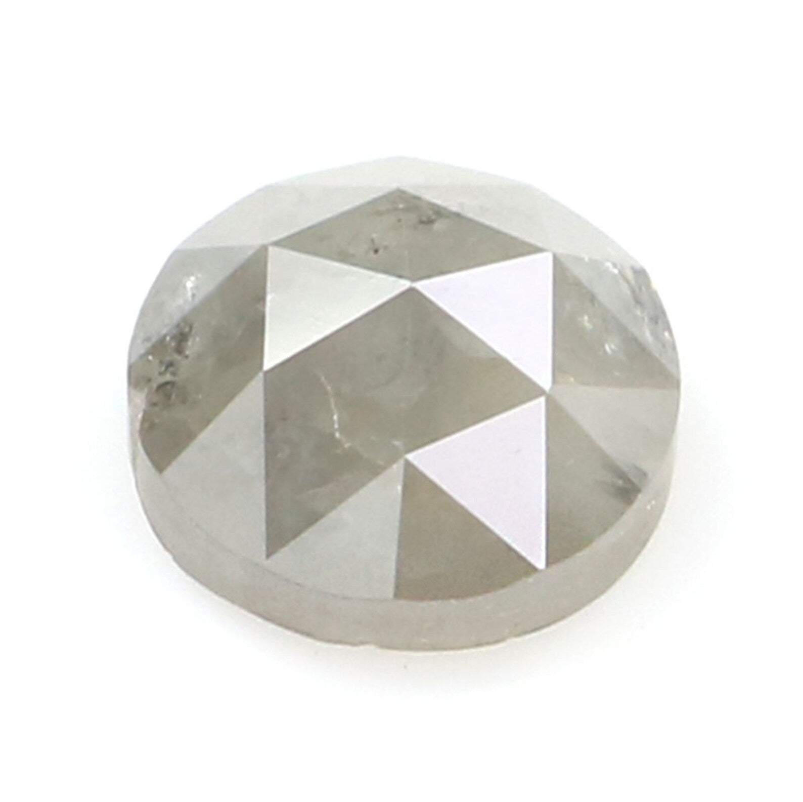 0.70 CT Natural Loose Round Rose Cut Diamond Grey Color Round Cut Diamond 5.20 MM Natural Loose Diamond Round Rose Cut Shape Diamond N8918