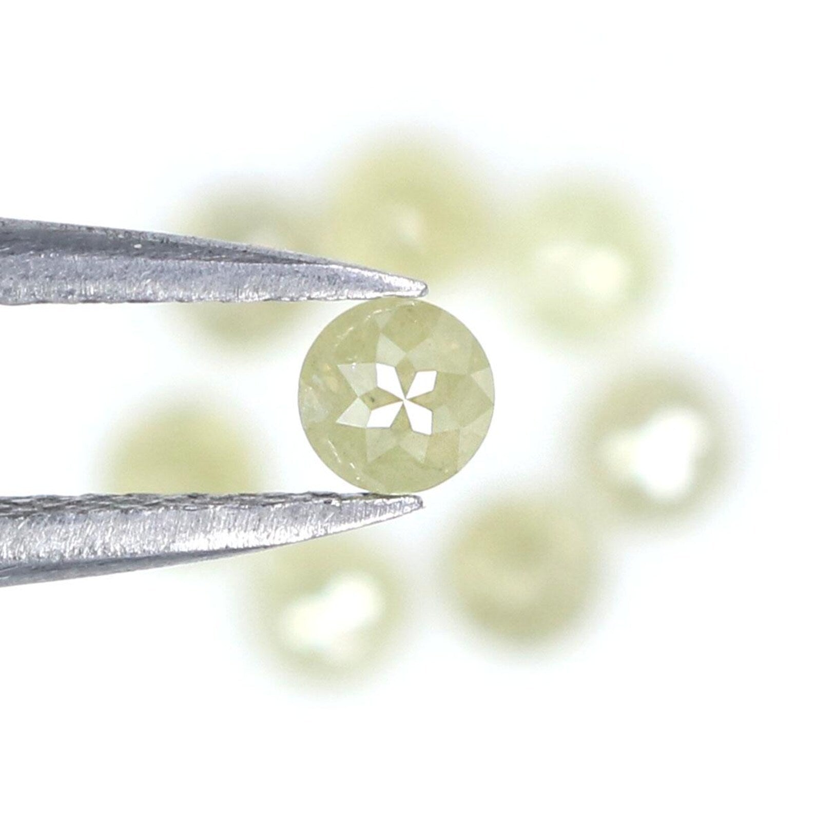 1.28 CT Natural Loose Round Shape Diamond Gray Color Round Diamond 3.10 MM Natural Loose Diamond Gray Color Round Rose Cut Diamond NQ7799