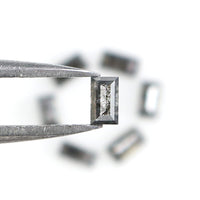 Natural Loose Baguette Diamond, Salt And Pepper Baguette Diamond, Natural Loose Diamond, Baguette Diamond, 0.65 CT Baguette Shape L2895
