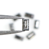 Natural Loose Baguette Diamond, Salt And Pepper Baguette Diamond, Natural Loose Diamond, Baguette Diamond, 0.65 CT Baguette Shape L2895