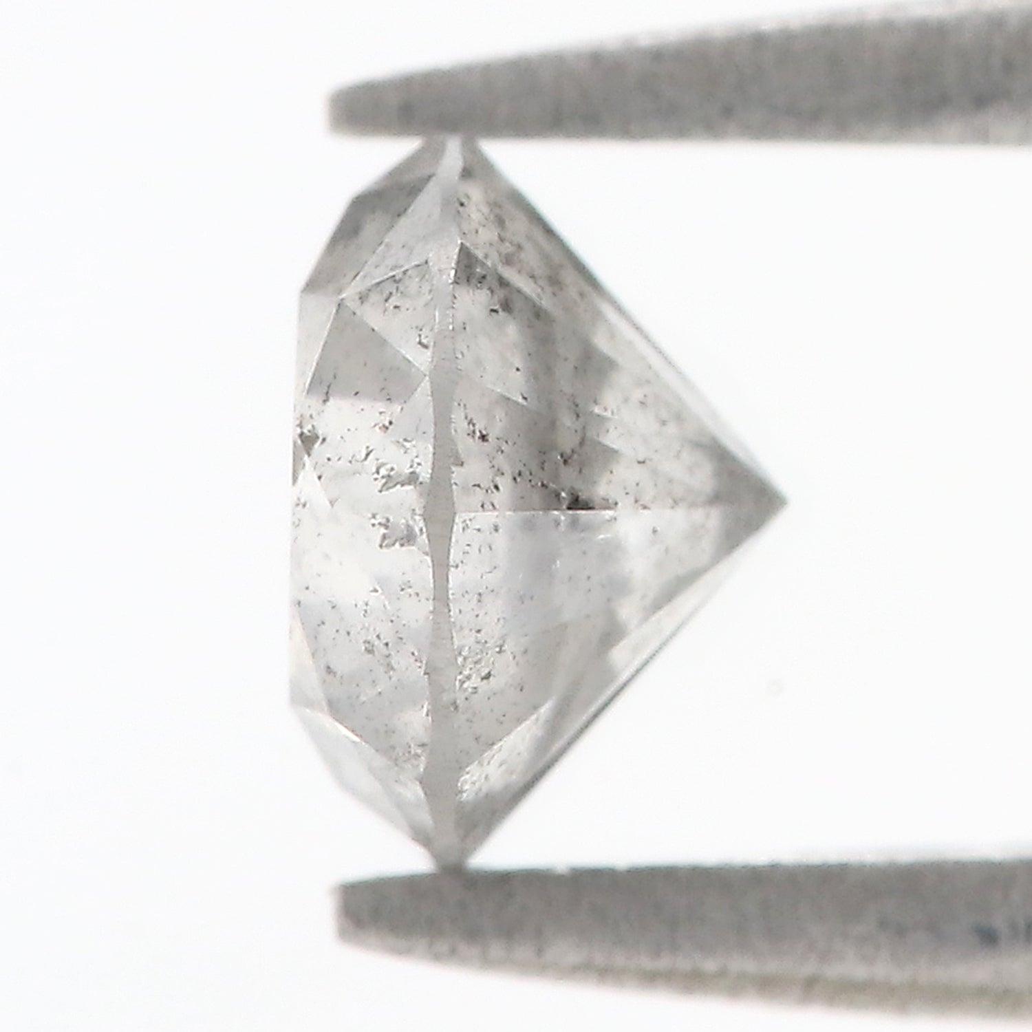 0.96 CT Natural Loose Round Shape Diamond Grey Color Round Cut Diamond 6.05 MM Natural Loose Diamond Round Brilliant Cut Diamond LQ262