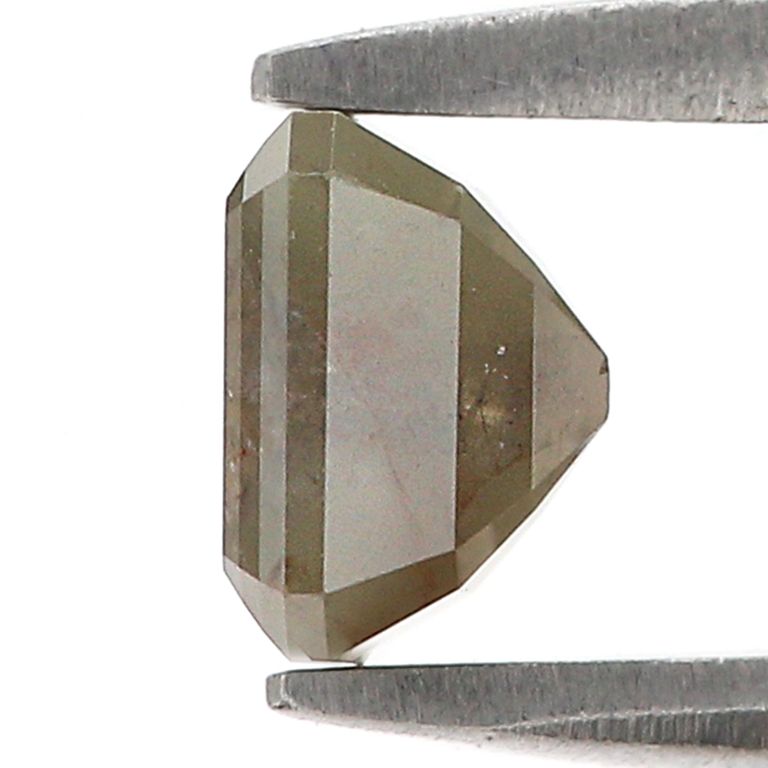 1.05 CT Natural Loose Emerald Shape Diamond Grey Color Emerald Cut Diamond 5.60 MM Natural Loose Grey Color Emerald Rose Cut Diamond N2659