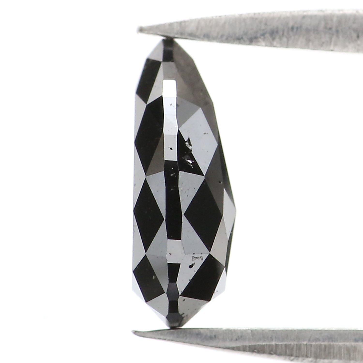 1.44 CT Natural Loose Pear Shape Diamond Black Color Pear Shape Diamond 9.30 MM Natural Loose Diamond Black Pear Rose Cut Diamond LC10