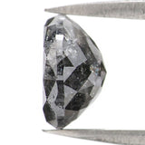 Natural Loose Round Rose Cut Diamond, Salt And Pepper Round Diamond, Natural Loose Diamond, Rose Cut Diamond, 2.49 CT Round Shape KDL202