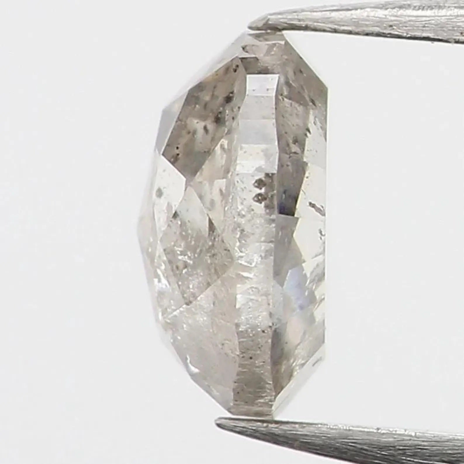 0.40 CT Natural Loose Oval Shape Diamond Grey Color Oval Cut Diamond 4.85 MM Natural Loose Grey Color Diamond Oval Rose Cut Diamond NQ1181