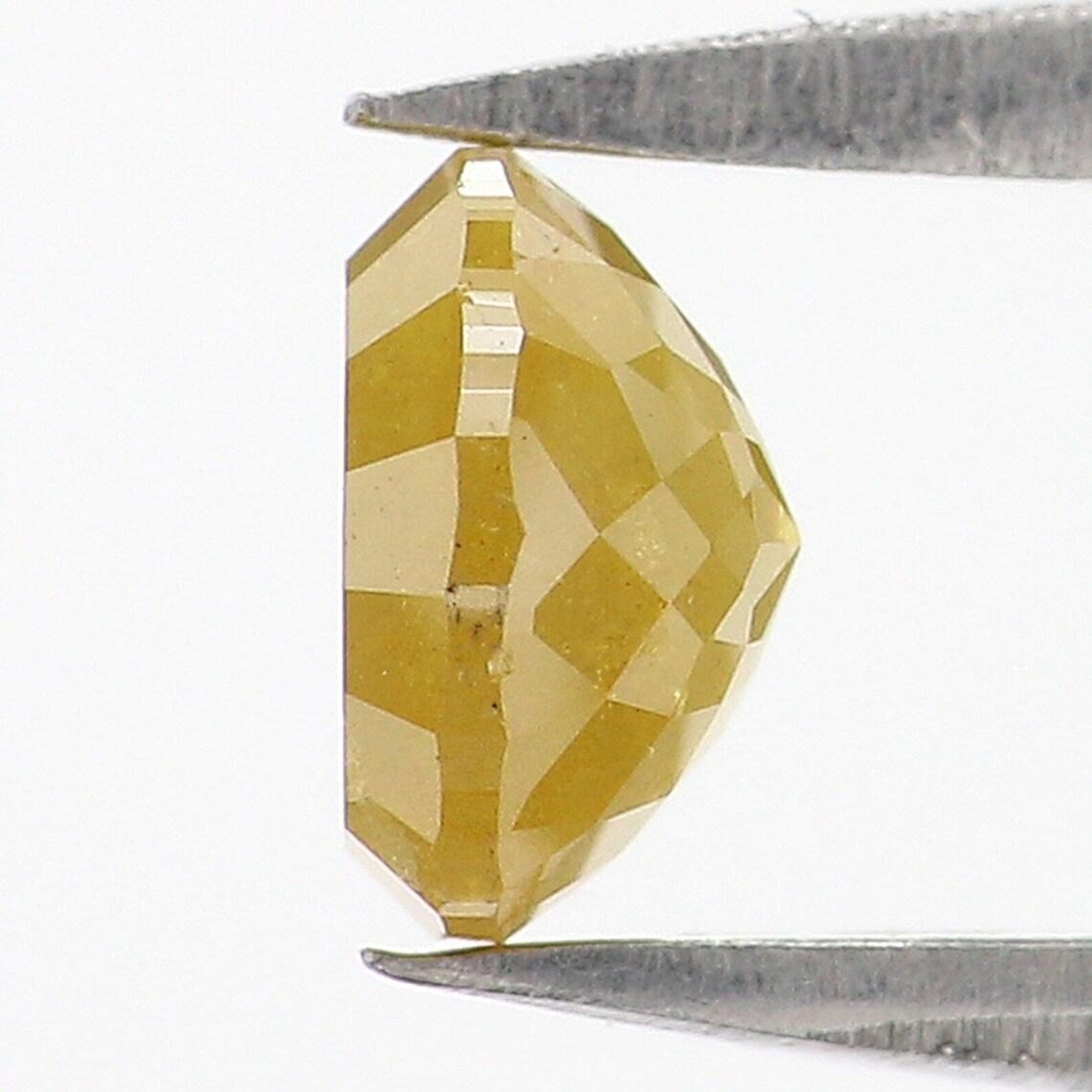 0.70 CT Natural Loose Round Shape Diamond Yellow Color Round Cut Diamond 5.30 MM Natural Loose Yellow Color Round Rose Cut Diamond NQ619