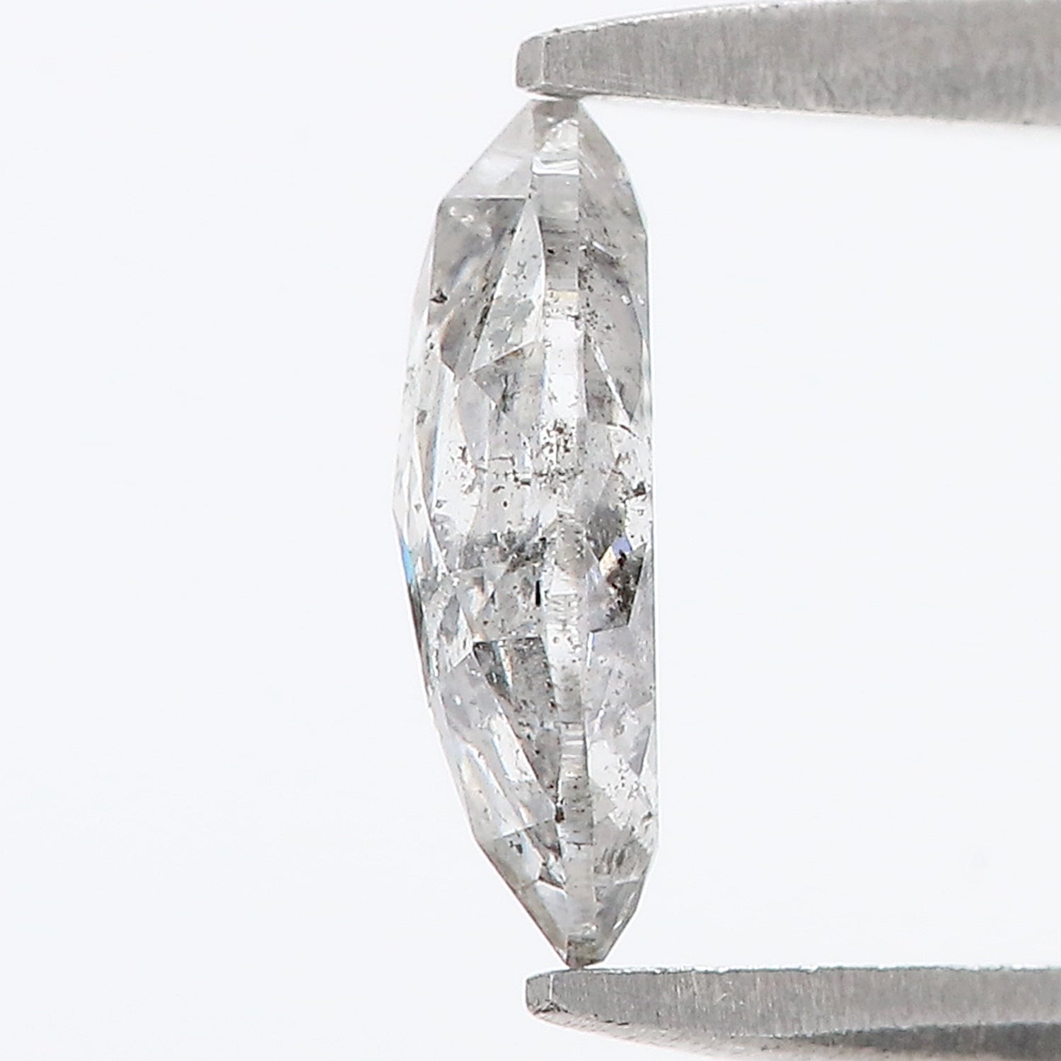 0.72 CT Natural Loose Marquise Shape Diamond Salt And Pepper Marquise Diamond 8.20 MM Natural Black Grey Color Marquise Cut Diamond L3457