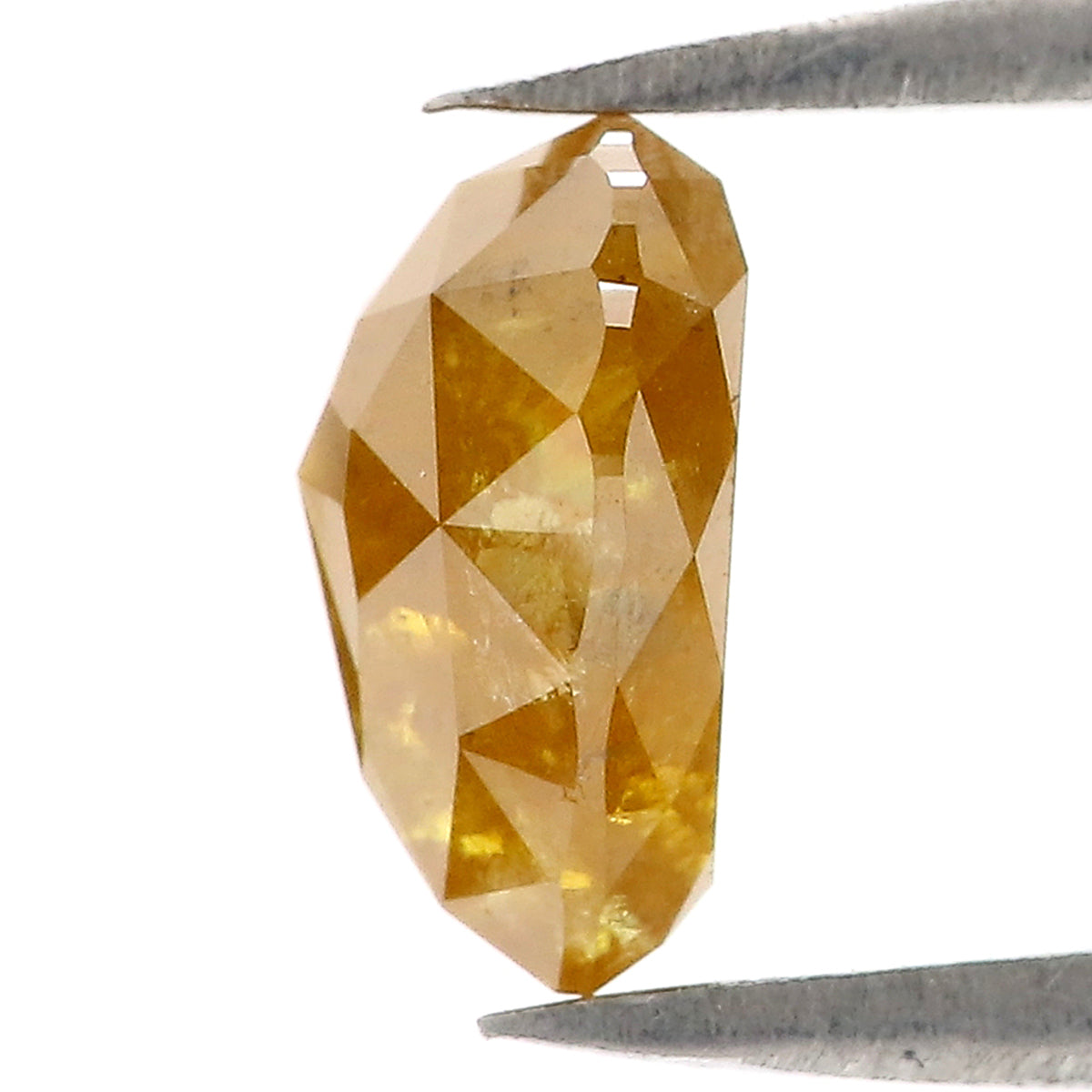 2.37 CT Natural Loose Heart Shape Diamond Yellow Color Heart Shape Diamond 8.40 MM Natural Loose Yellow Color Heart Rose Cut Diamond LQ3020