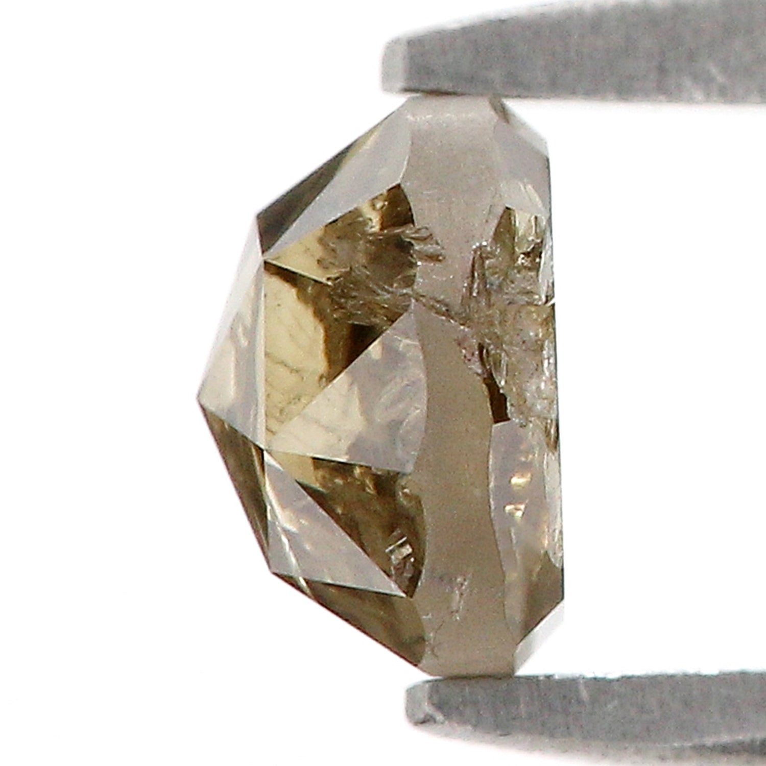 0.72 CT Natural Loose Round Shape Diamond Green Color Round Cut Diamond 5.10 MM Natural Diamond Brown Color Round Rose Cut Diamond NQ1513