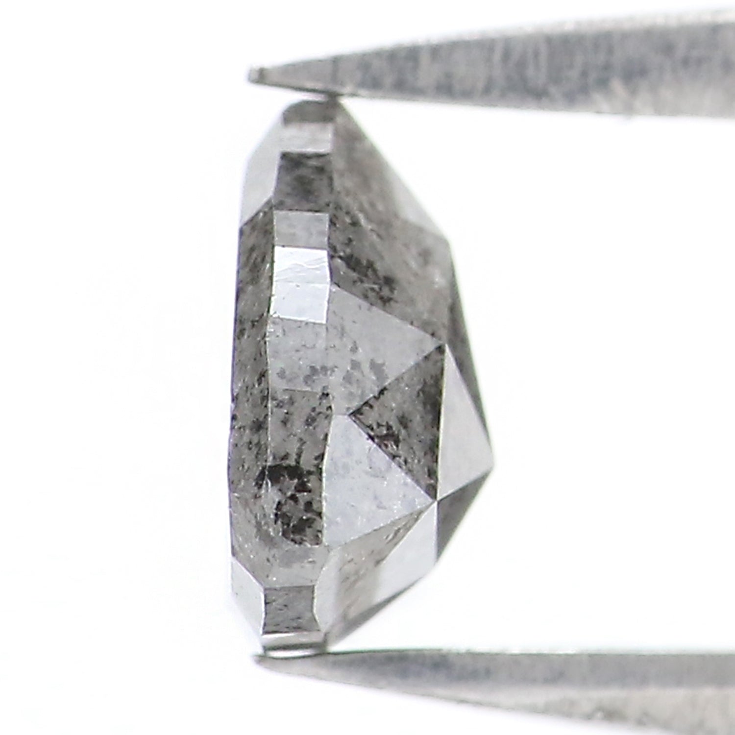 1.63 CT Natural Loose Triangle Shape Diamond Salt And Pepper Triangle Cut Diamond 6.35 MM Natural Loose Diamond Triangle Cut Diamond QL2986