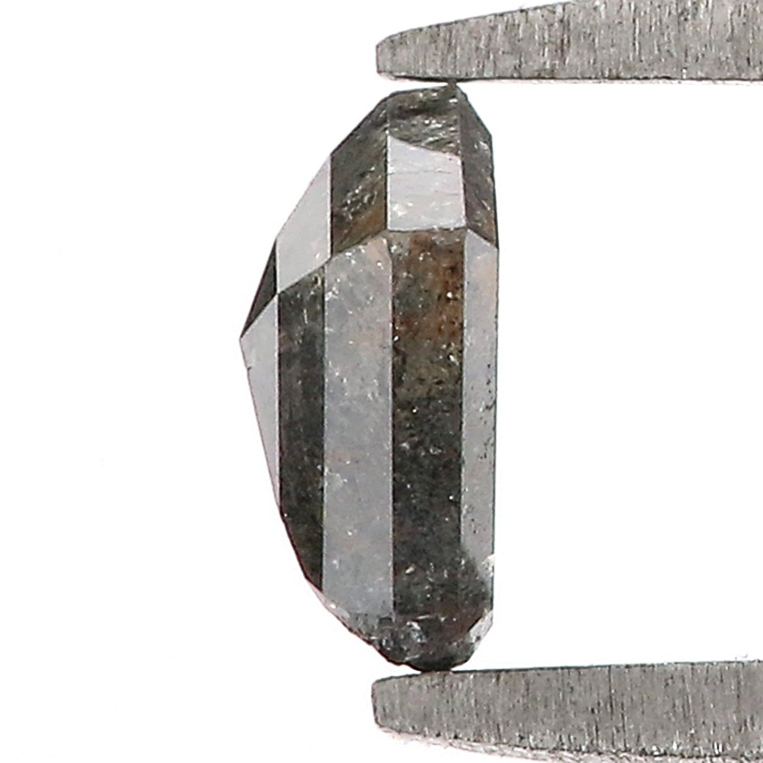 0.53 CT Natural Loose Kite Shape Diamond Salt And Pepper Kite Shape Diamond 5.95 MM Natural Black Grey Color Kite Rose Cut Diamond QL8812