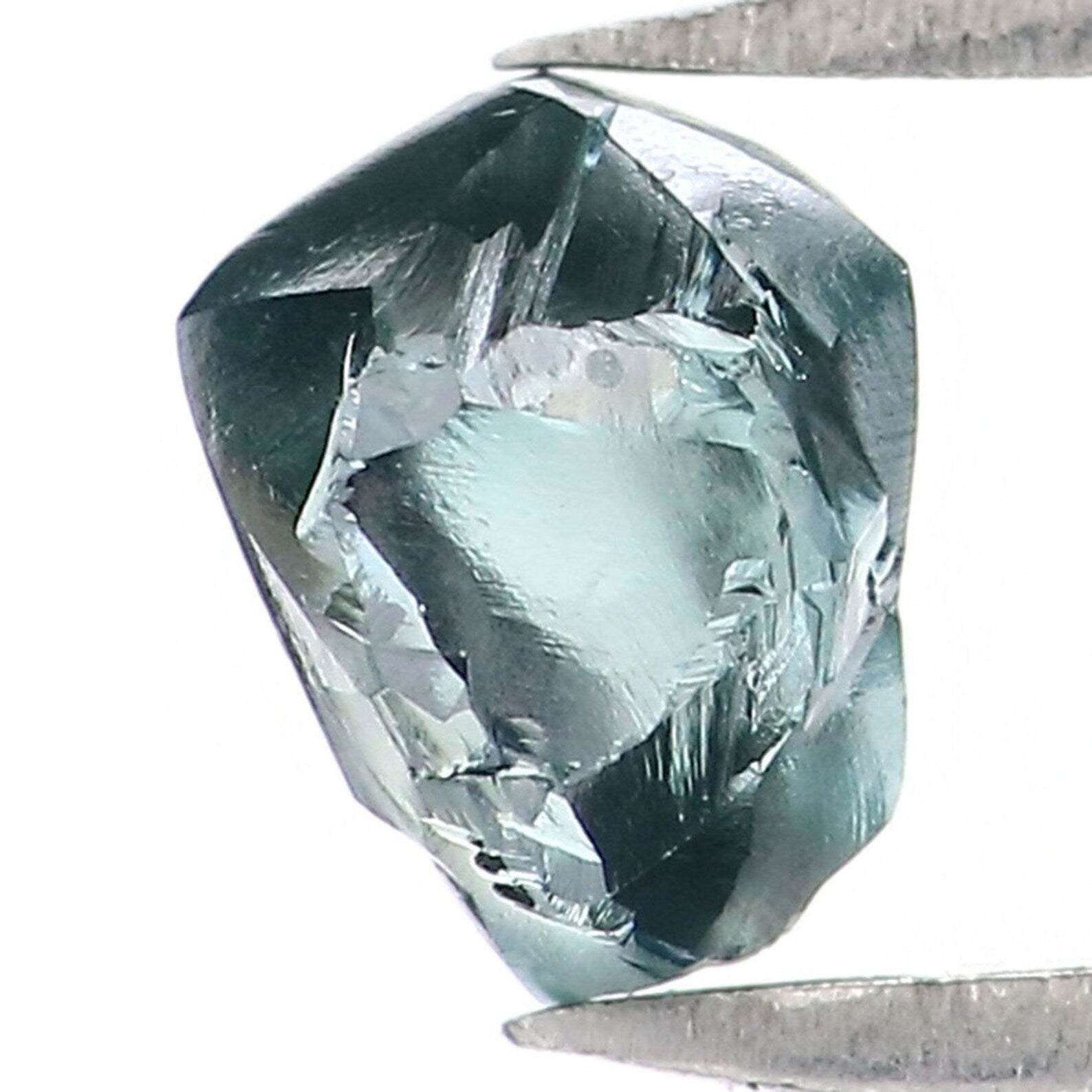 0.78 CT Natural Loose Crystal Rough Diamond Blue Color Rough Shape Diamond 5.55 MM Natural Loose Diamond Rough Irregular Cut Diamond NQ1999