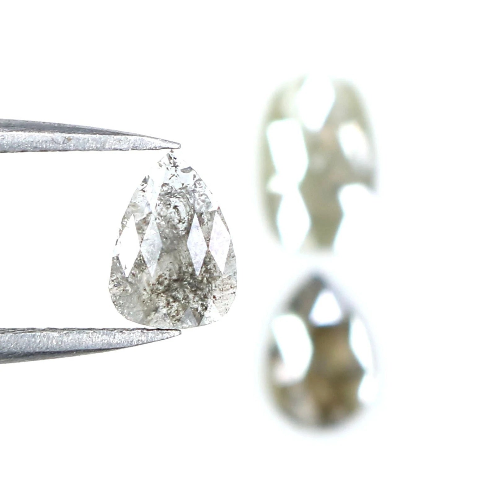 Natural Loose Mix Shape Diamond Grey Color 1.39 CT 7.10 MM Mix Shape Rose Cut Diamond KDN8394