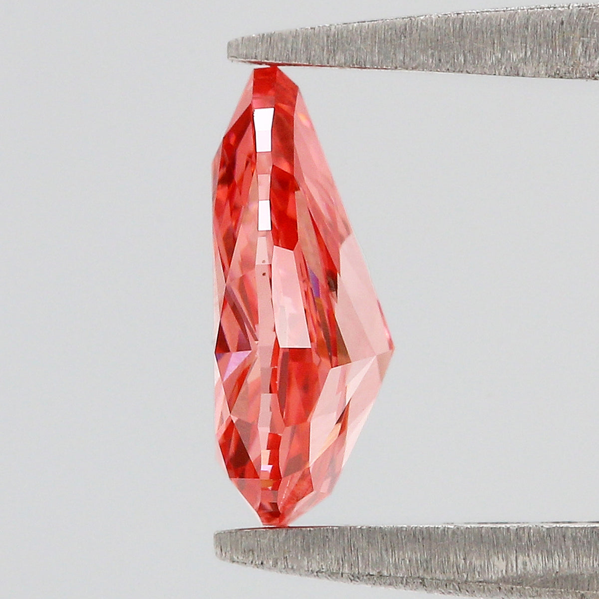 1.03 CT Lab Grown Pear Brilliant Cut Diamond Pink Color Diamond SI1 Clarity Diamond Lab Grown Diamond Lab Created Pear CVD Diamond L3694