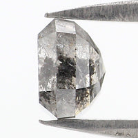 Natural Loose Emerald Diamond, Salt And Pepper Emerald Diamond, Natural Loose Diamond, Emerald Cut Diamond, 0.86 CT Emerald Shape KDL7777