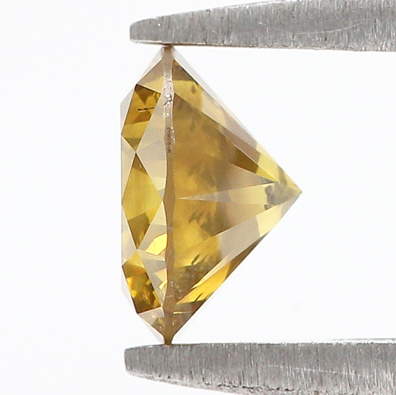 0.78 CT Natural Loose Round Shape Diamond Yellow Color Round Cut Diamond 5.85 MM Natural Yellow Color Diamond Brilliant Cut Diamond LQ6113