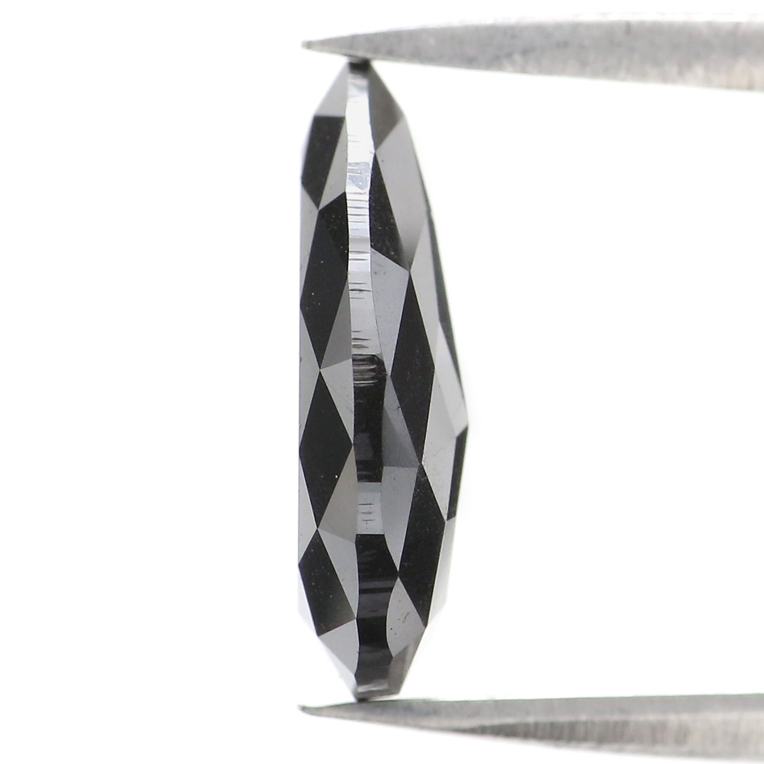 3.02 CT Natural Loose Pear Shape Diamond Black Color Pear Shape Diamond 12.40 MM Natural Loose Diamond Black Pear Rose Cut Diamond LC01