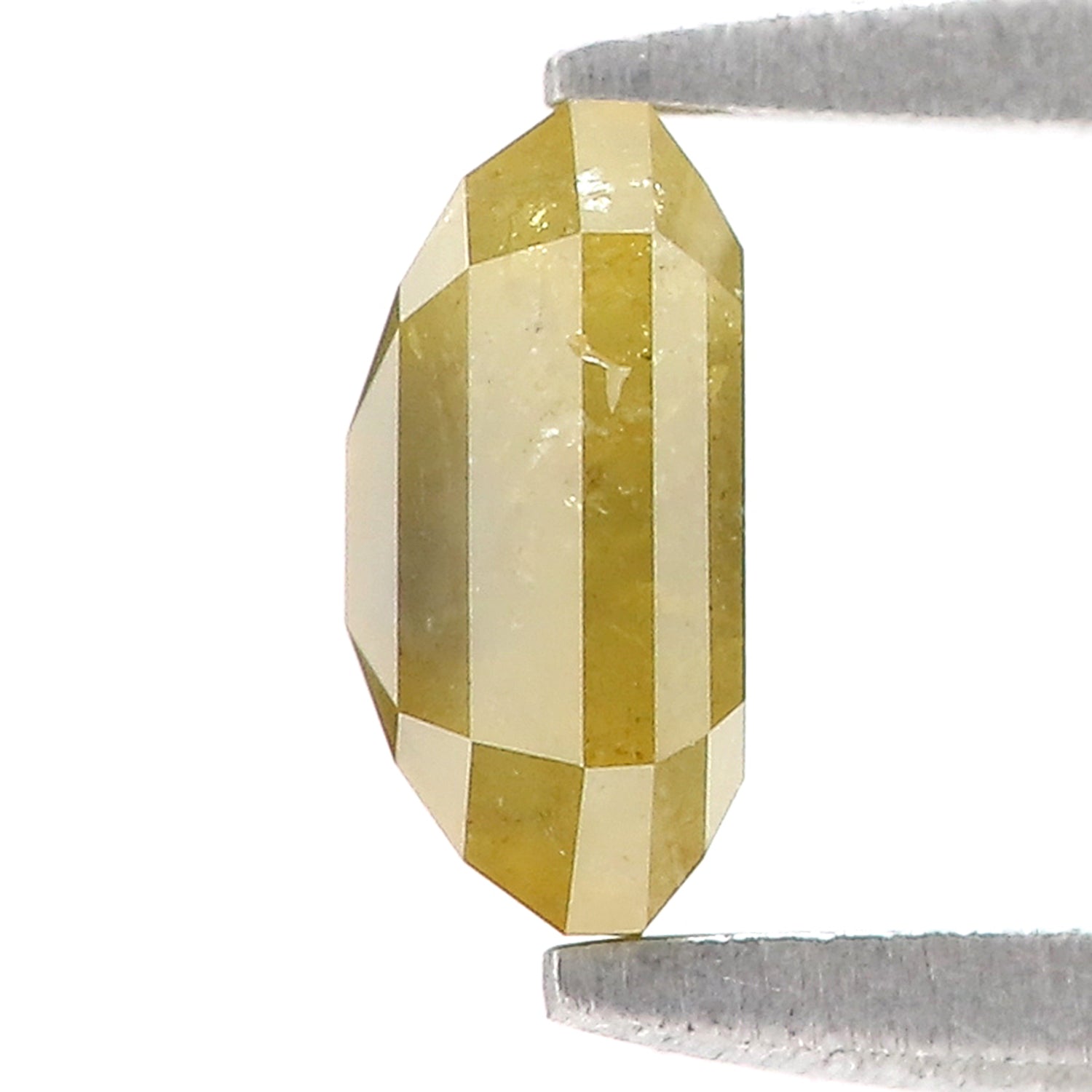 0.76 CT Natural Loose Emerald Shape Diamond Yellow Color Emerald Cut Diamond 5.75 MM Natural Yellow Color Emerald Rose Cut Diamond LQ1959