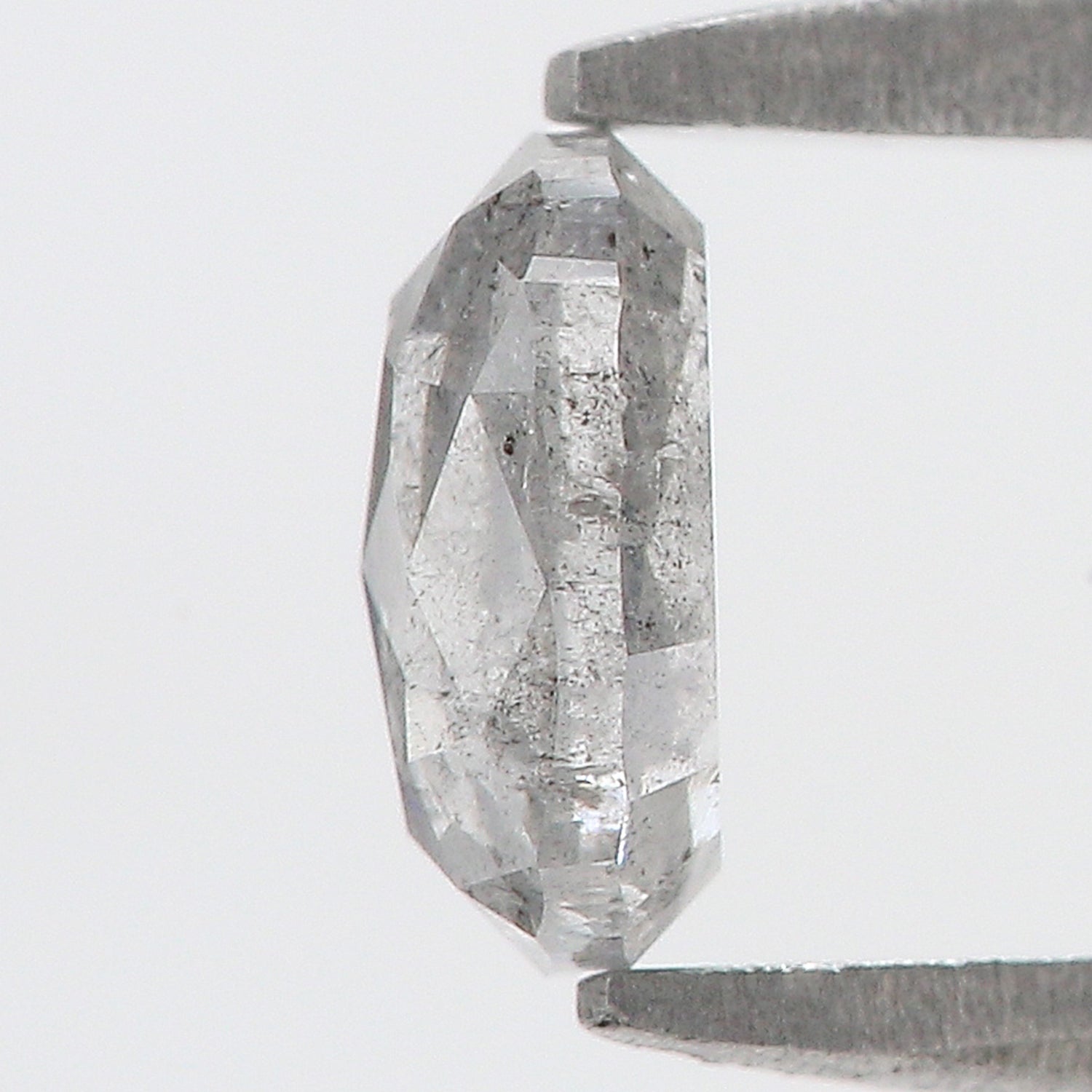 0.66 Ct Natural Loose Oval Shape Diamond Grey Color Oval Cut Diamond 6.00 MM Natural Loose Grey Color Diamond Oval Rose Cut Diamond LQ134