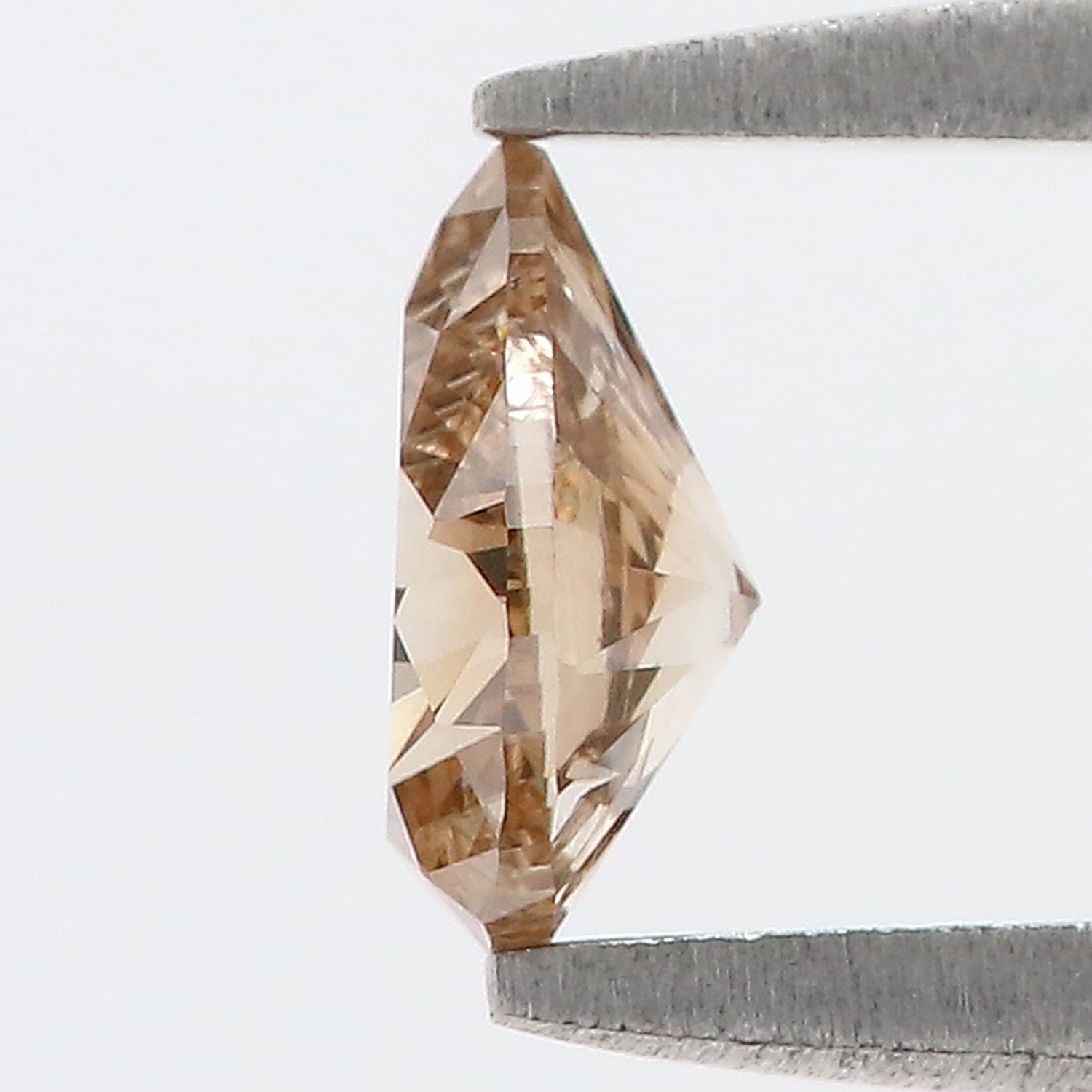 0.44 Ct Natural Loose Pear Shape Diamond Brown Color Pear Cut Diamond 5.90 MM Natural Loose Brown Color Pear Brilliant Cut Diamond LQ669