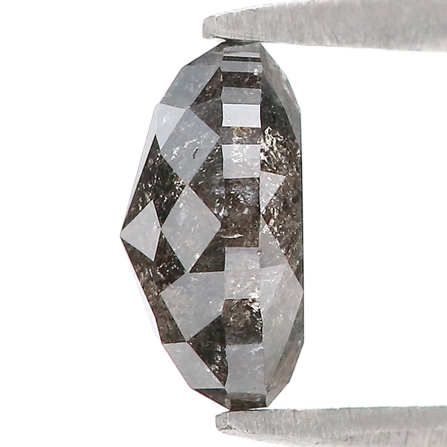 1.36 CT Natural Loose Marquise Shape Diamond Salt And Pepper Marquise Diamond 7.95 MM Natural Black Grey Marquise Rose Cut Diamond KDL3474