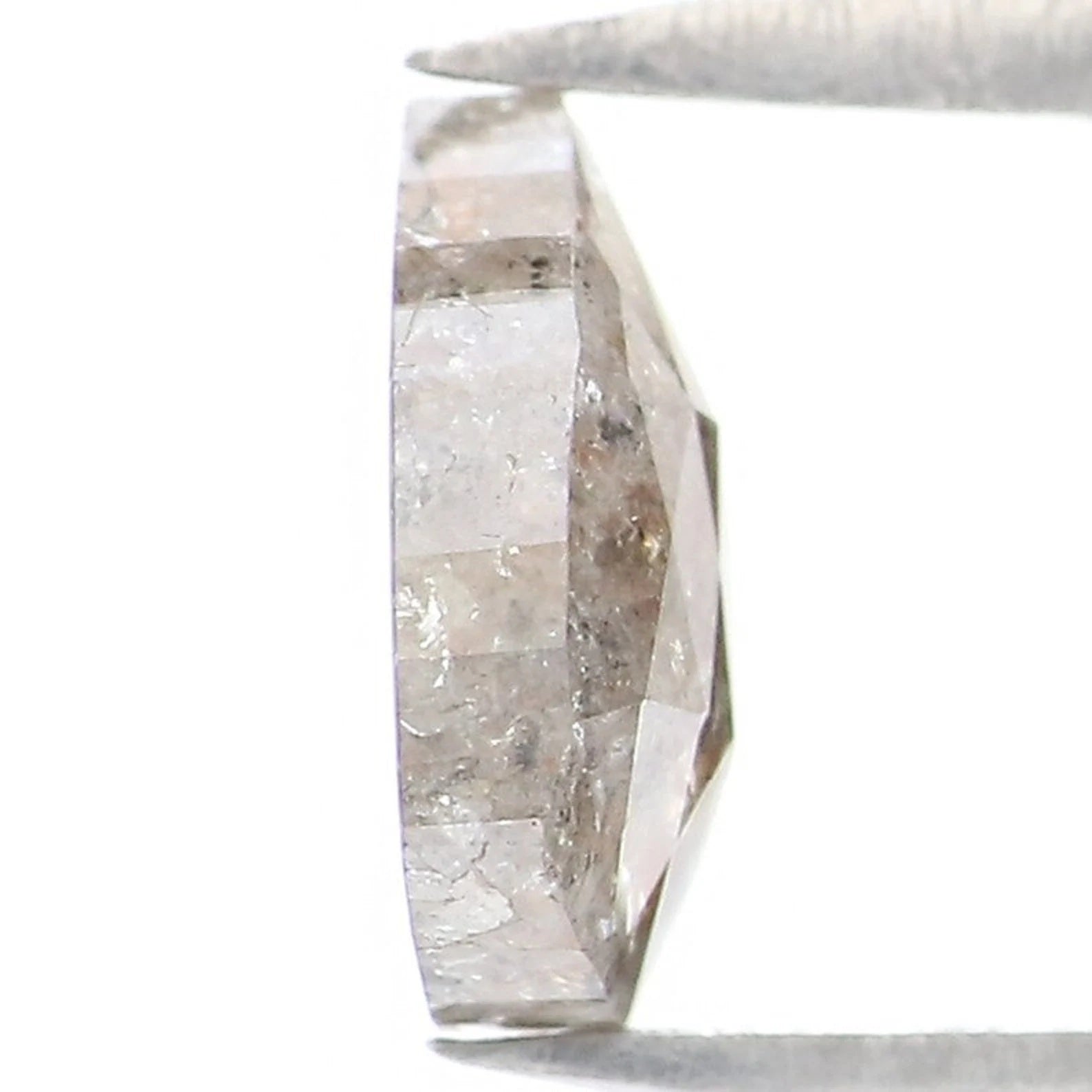 1.14 CT Natural Loose Pear Shape Diamond Grey Color Pear Cut Diamond 7.30 MM Natural Loose Diamond Grey Color Pear Rose Cut Diamond NQ8435