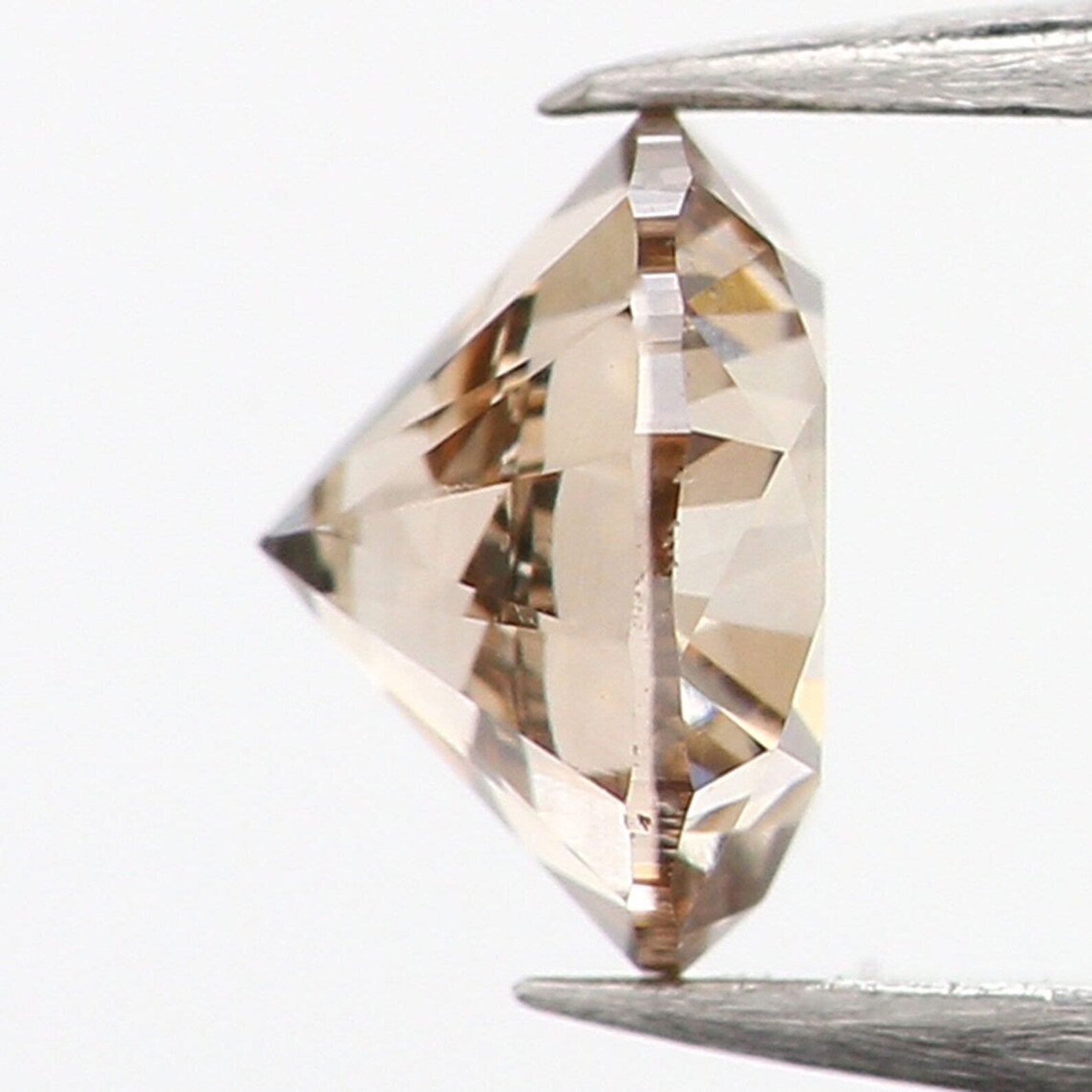 0.26 Ct Natural Loose Round Shape Diamond Brown Color Round Cut Diamond 3.95 MM Natural Loose Diamond Round Brilliant Cut Diamond NQ1194