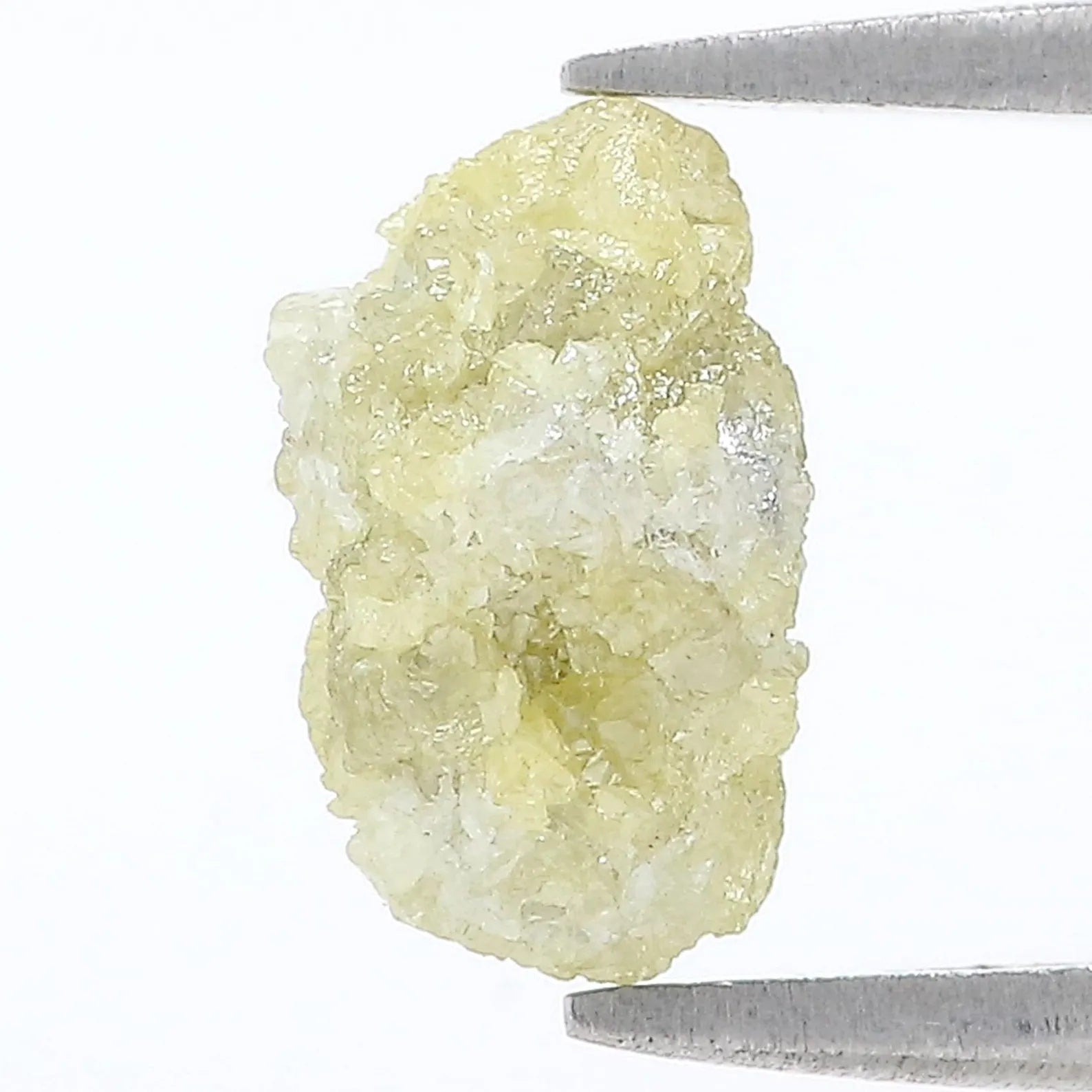 2.75 CT Natural Loose Rough Shape Diamond Yellow Color Rough Uncut Diamond 10.30 MM Natural Grey Color Rough Irregular Cut Diamond NQ2581