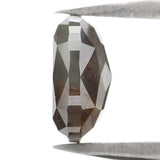 Natural Loose Cushion Diamond, Salt And Pepper Diamond, Natural Loose Diamond, Cushion Rose Cut Diamond, 2.04 CT Cushion Shape Diamond KDL2887